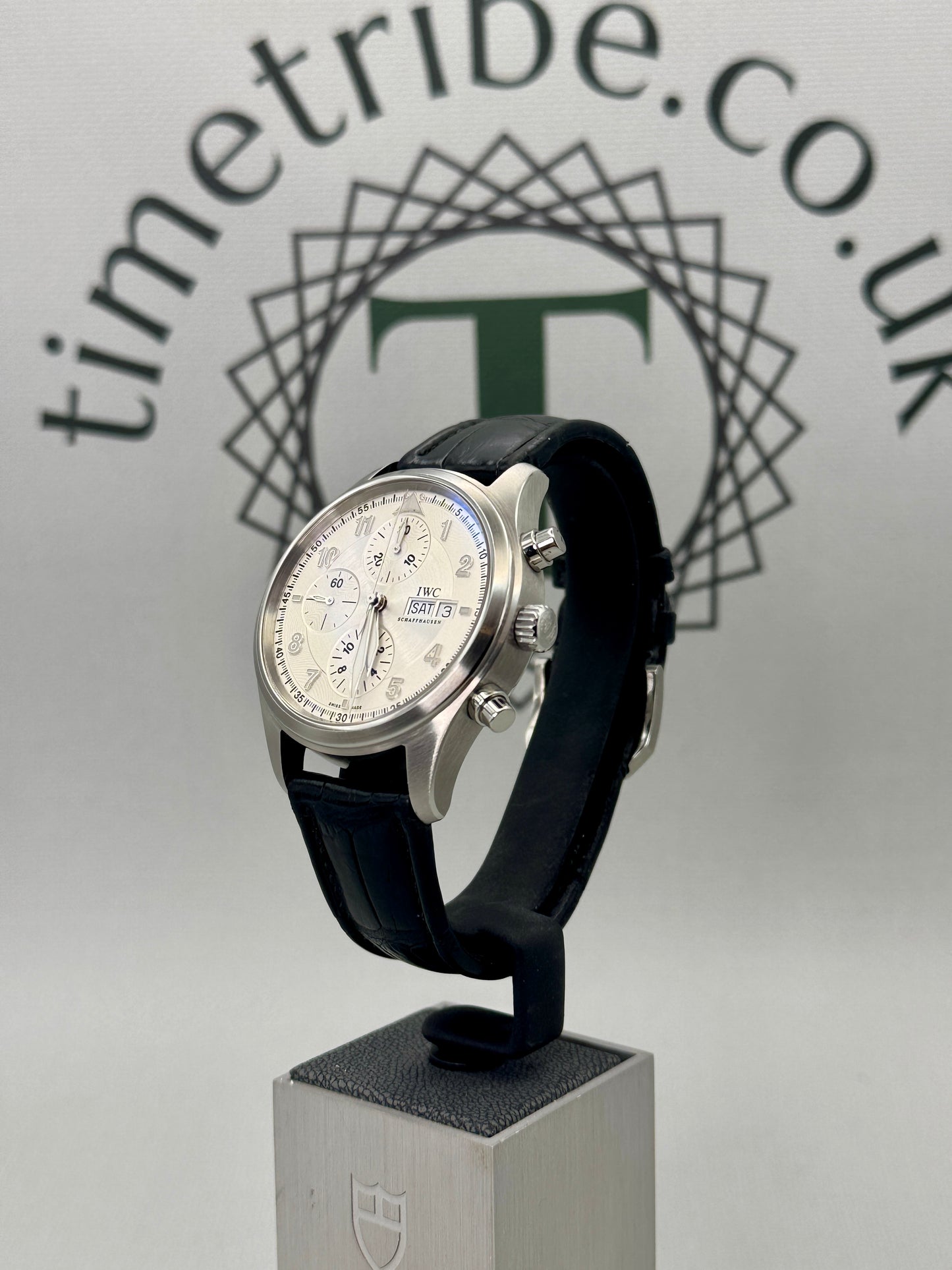 IWC Pilot Spitfire Chrono 42mm IW371702 MINT Full Set & Serviced