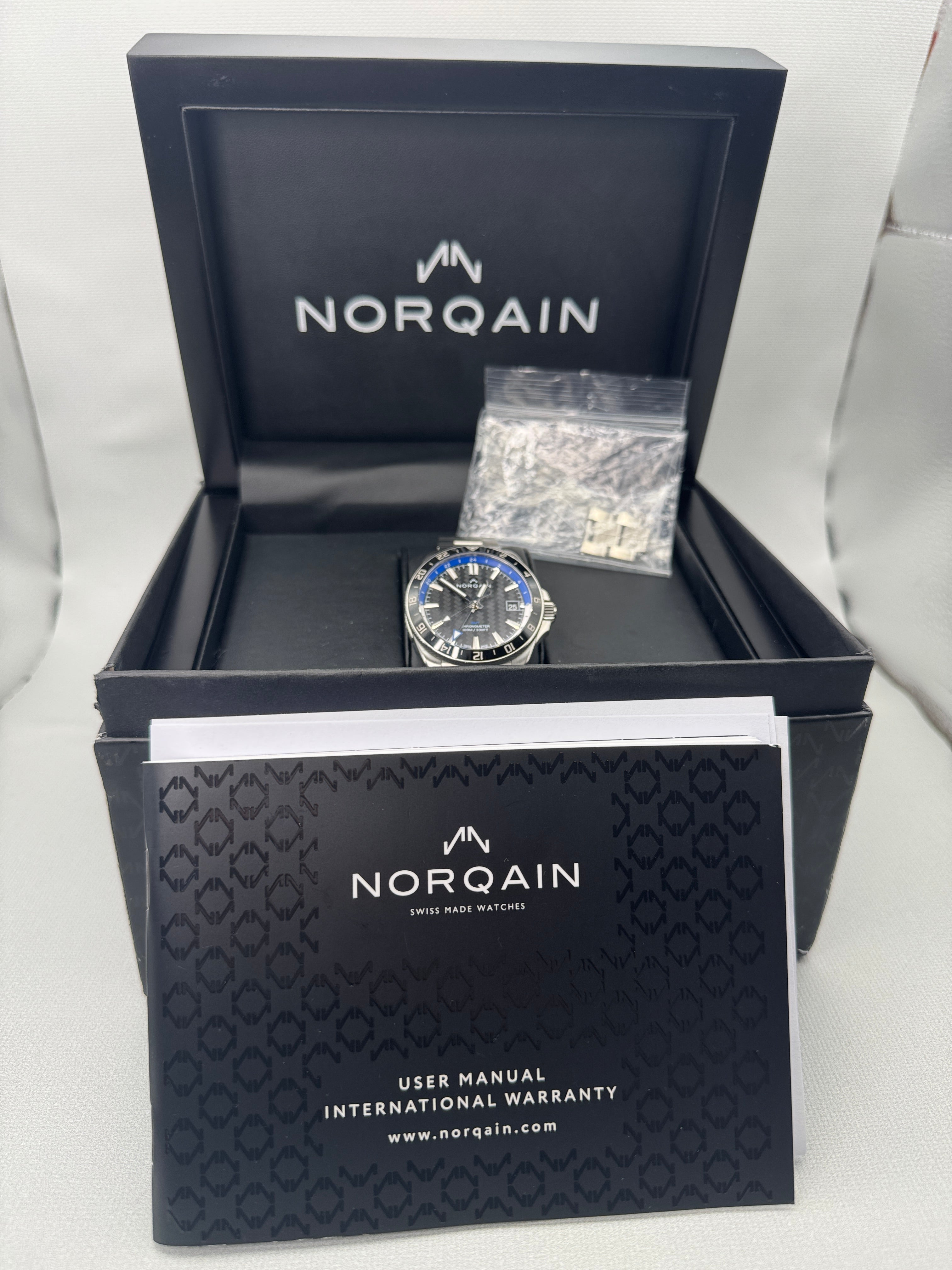 2022 Norqain Adventure Neverest GMT NN1100SC1CG/BA111 41mm Full Set PX Welcome