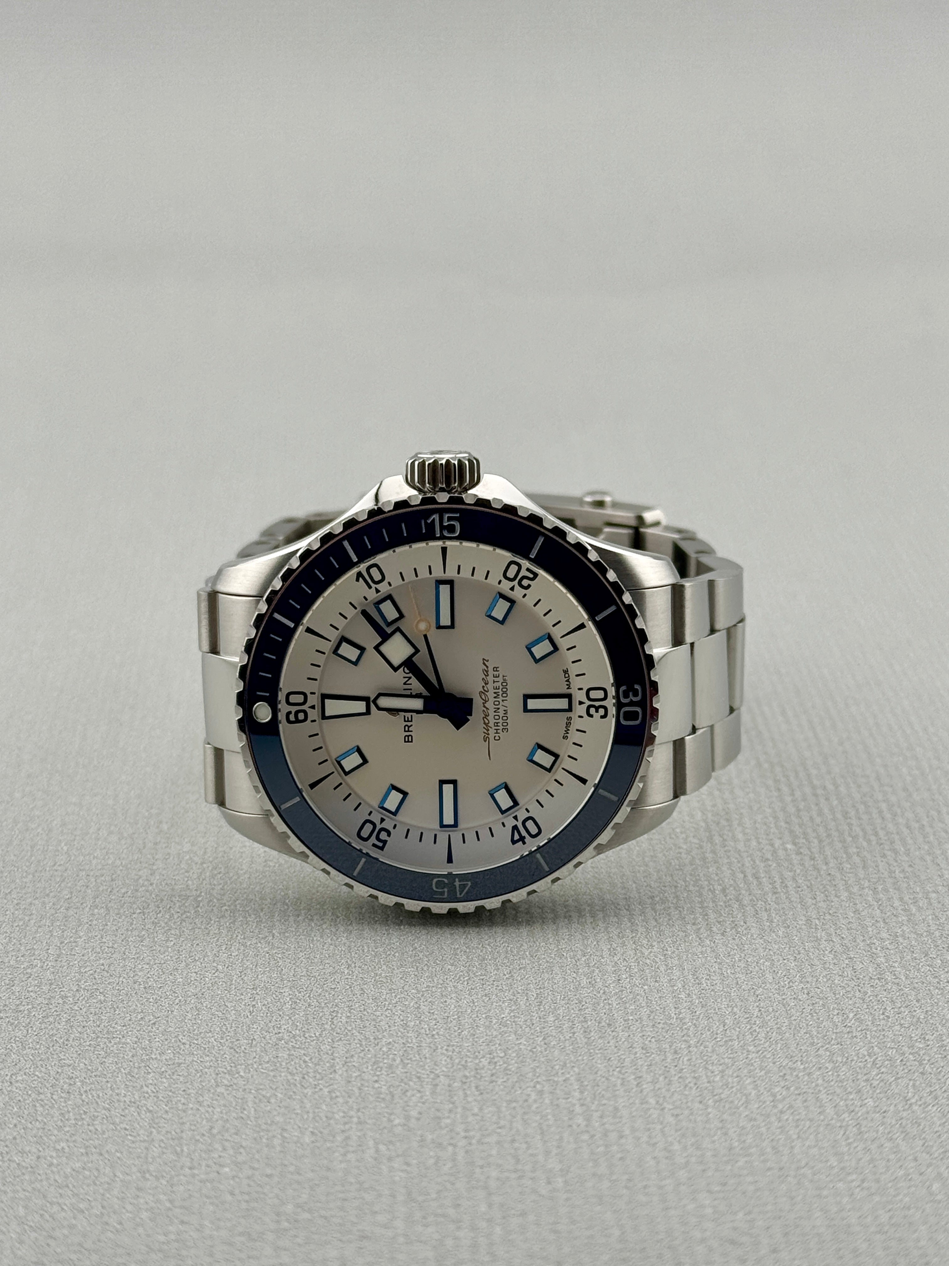 2022 Breitling Super Ocean 42mm A17375 Full Set PX & Finance Availalble