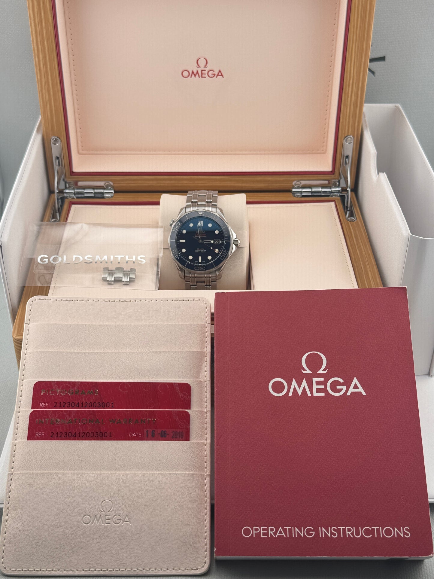 2019 OMEGA Seamaster Pro 300m 212.30.41.20.03.001 41mm Full Set PX/Finance Poss