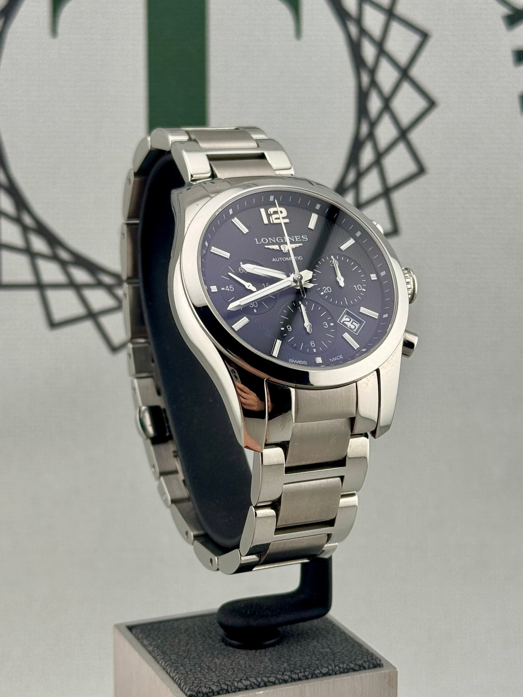 2018 Longines Conquest Chrono 41mm L2.786.4.56.6 Full Set PX Welcome