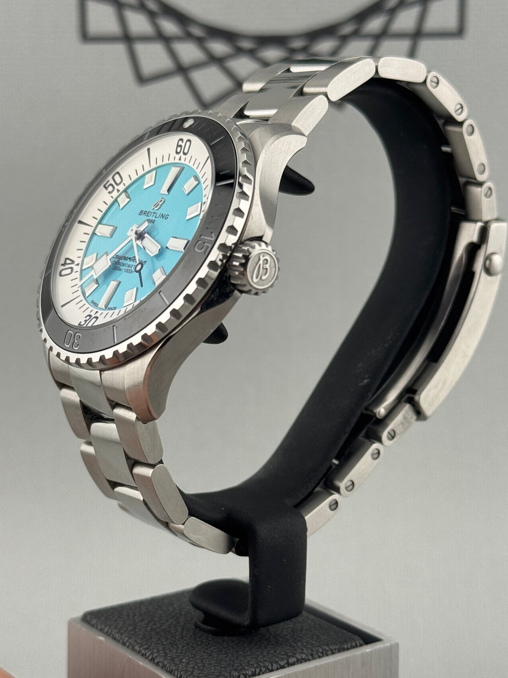 2022 Breitling Superocean Automatic Turquoise 44m A17376 Full Set PX Welcome