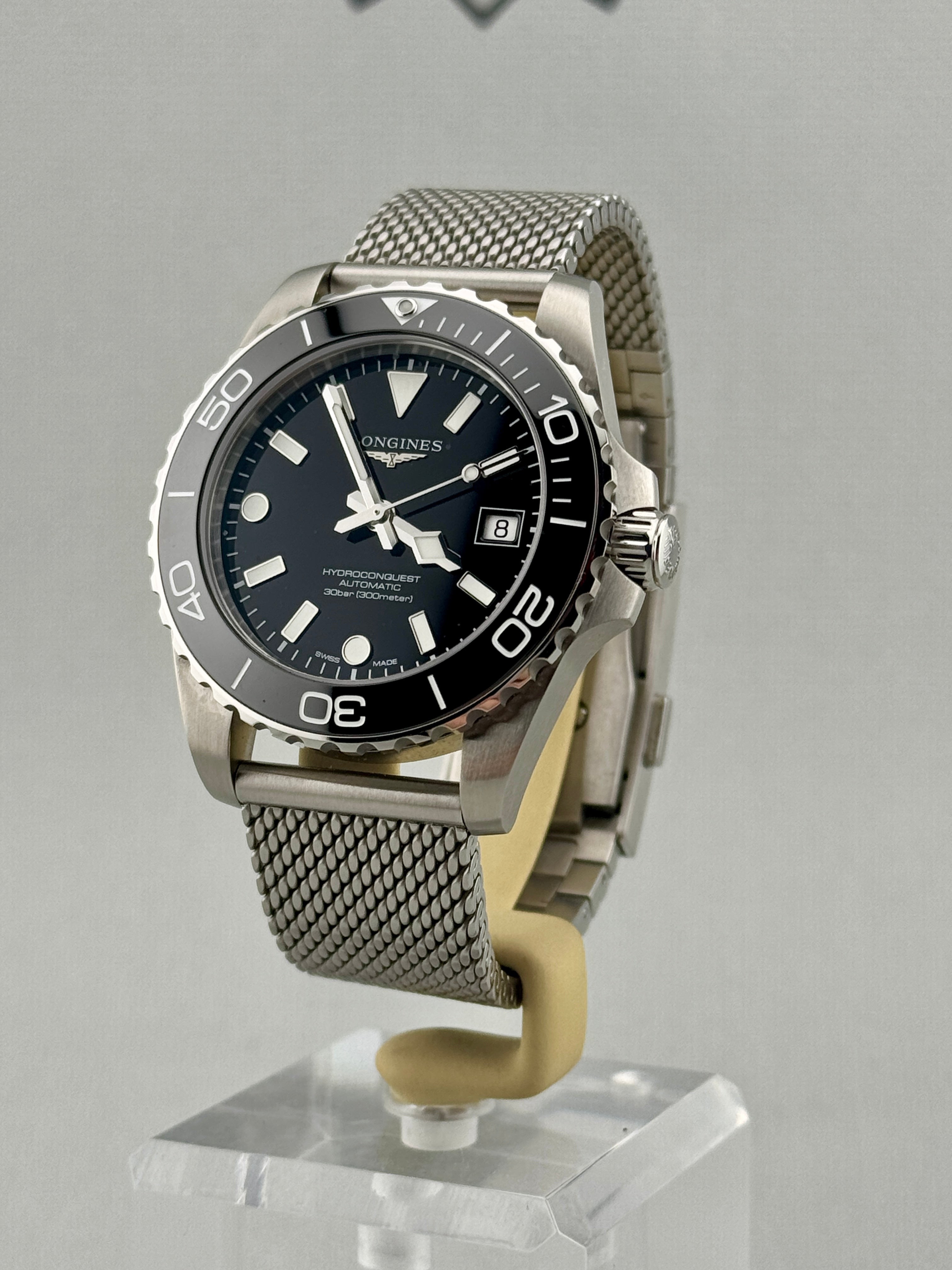 2026 Longines Hydroconquest Auto 39mm L3.779.4.90.6 Full Set + Warranty to 2031