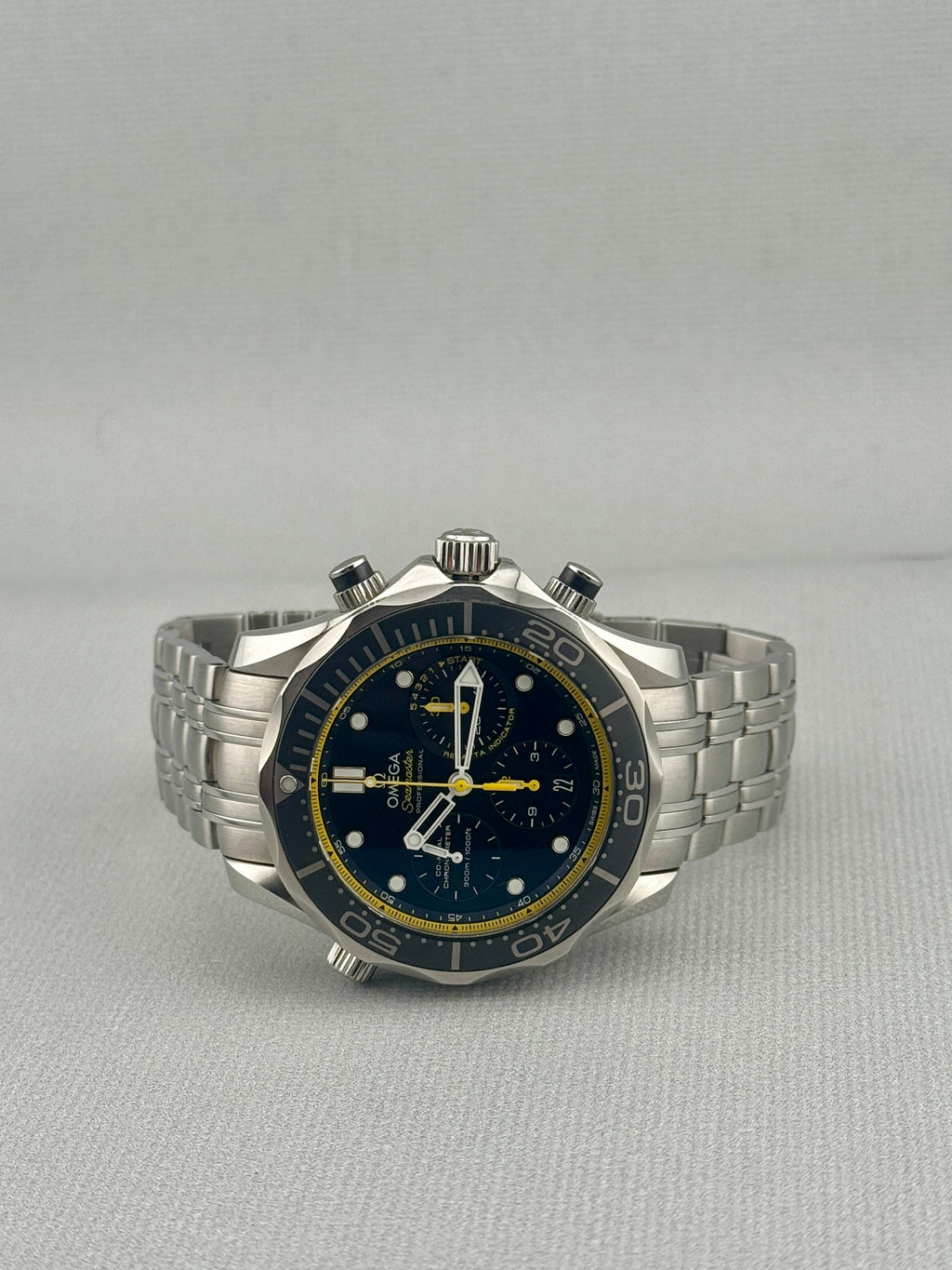 2018 Omega SeaMaster Diver 300 Chrono 212.30.44.50.01.002 Auto Full Set PX Poss