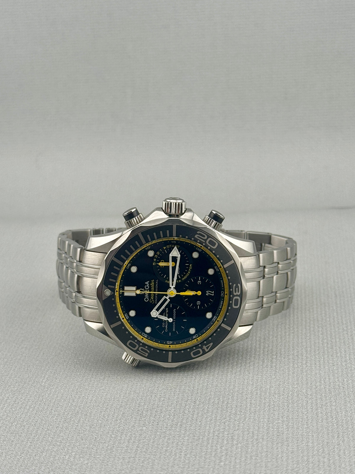 2018 Omega SeaMaster Diver 300 Chrono 212.30.44.50.01.002 Auto Full Set PX Poss