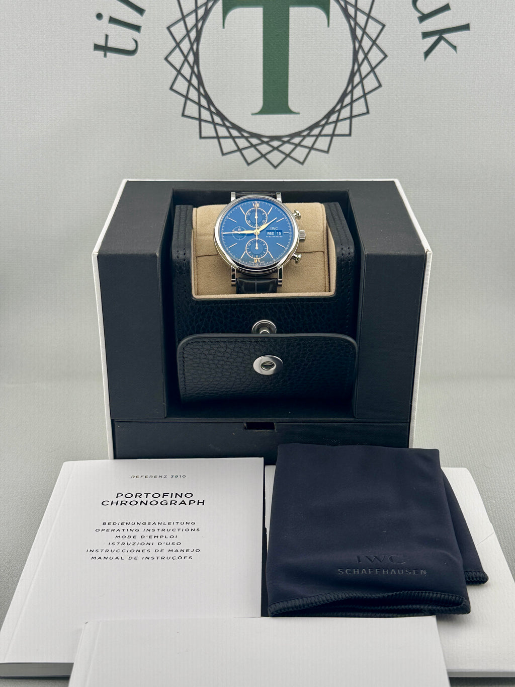 2022 IWC PORTOFINO Chronograph IW391306 42mm Full Set Px & Finance Poss
