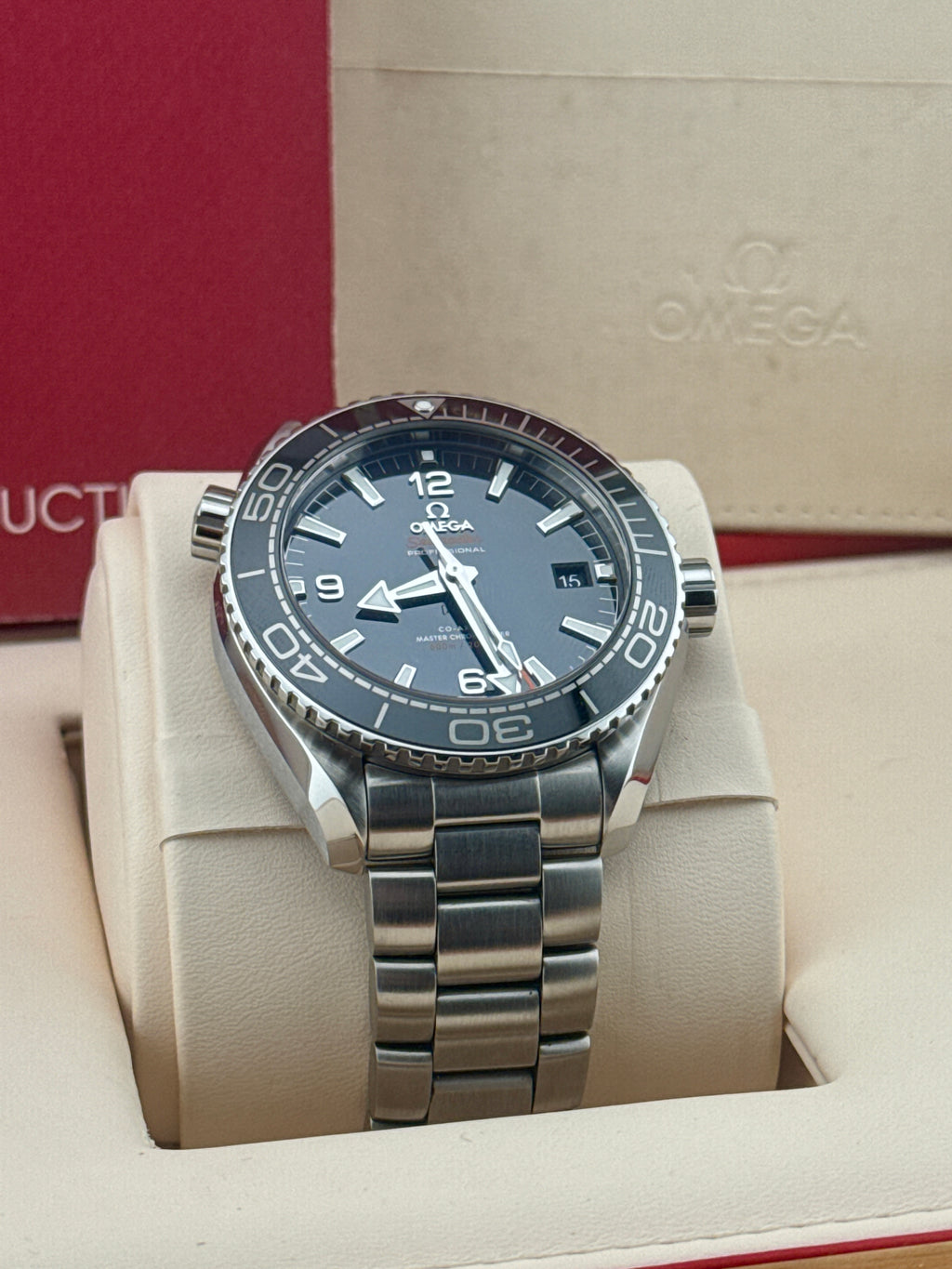 2024 Omega Seamaster Planet Ocean Black 600m Watch Full Set PX/Finance