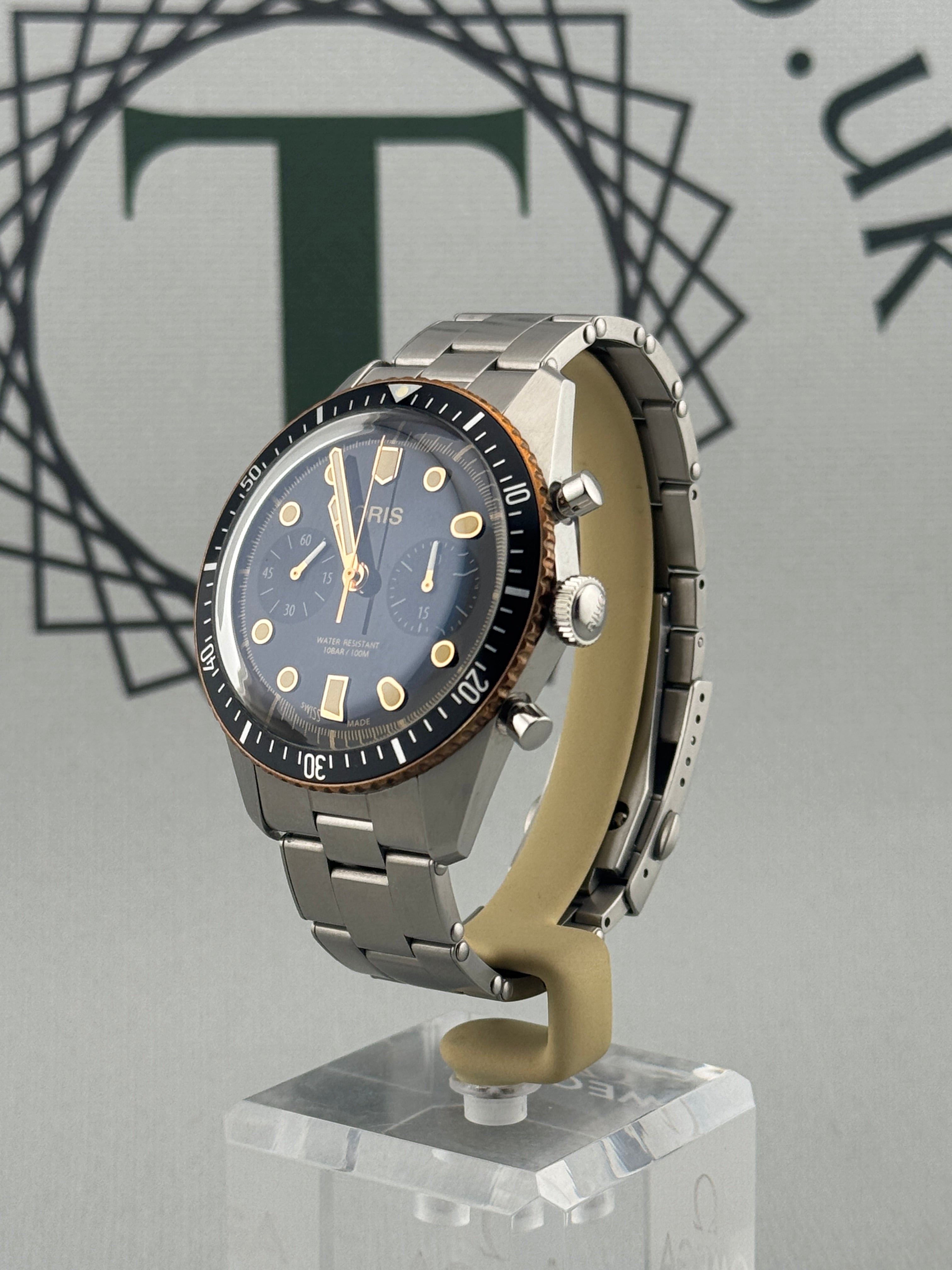 Oris Diver 65 Chronograph Full Set 42mm Ref 01 7771 7744 4354 PX Welcome