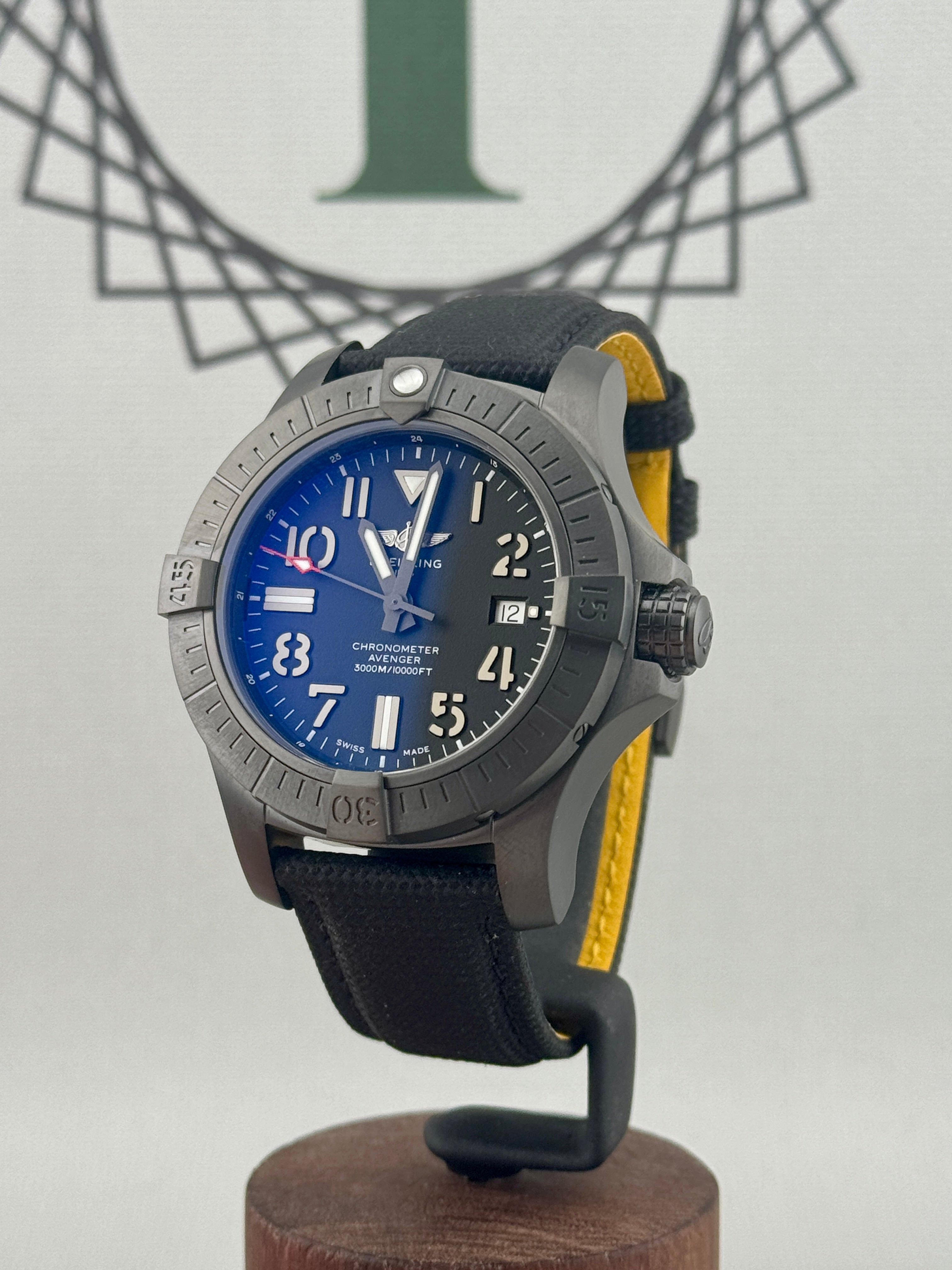 2025 Breitling V17319 Avenger SeaWolf Night Mission 45mm Full Set PX Welcome