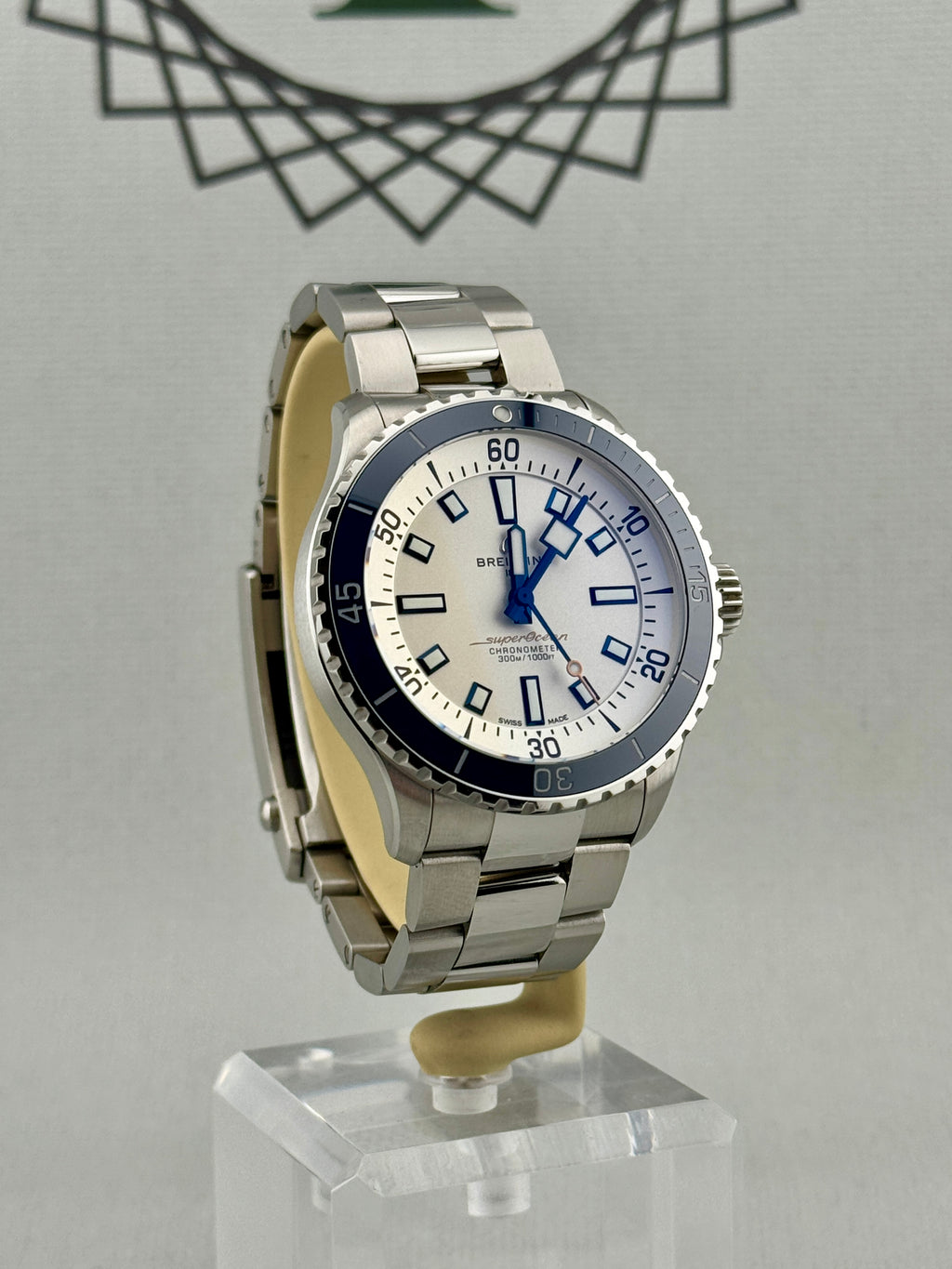 2022 Breitling Super Ocean 42mm A17375 Full Set PX & Finance Availalble