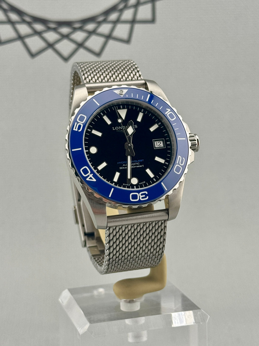2026 Longines Hydroconquest Auto 39mm L3.779.4.90.6 Full Set + Warranty to 2031