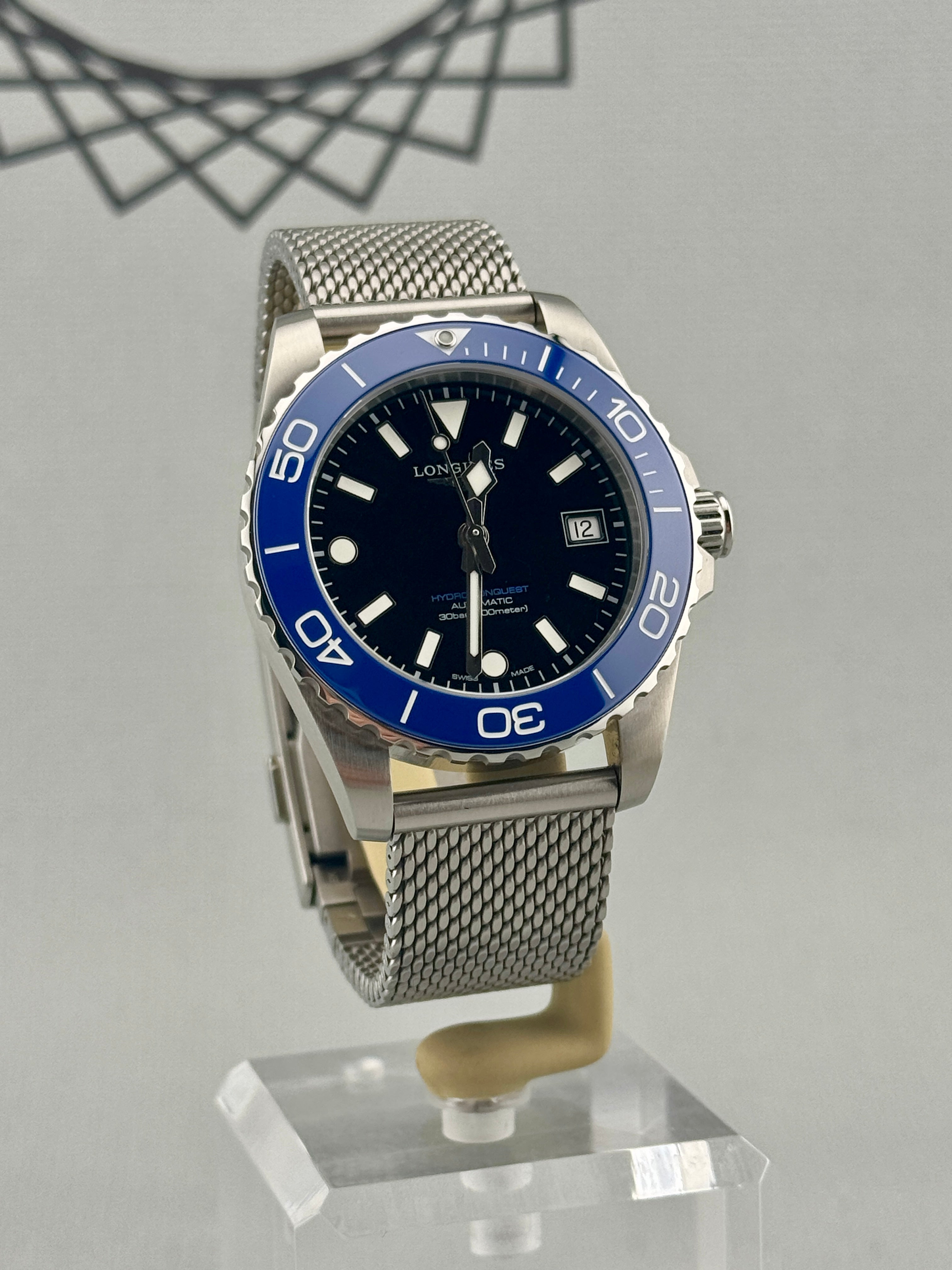 2026 Longines Hydroconquest Auto 39mm L3.779.4.90.6 Full Set + Warranty to 2031