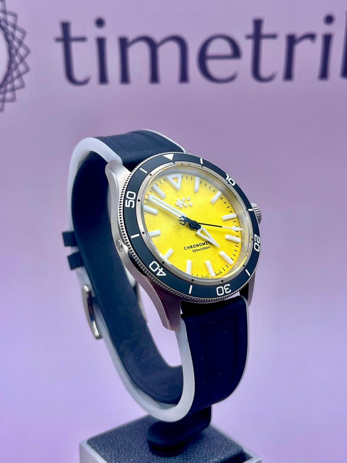 2025 Christopher Ward C60 Trident Lumiere Blue - 41mm - Titanium - Full Set - TimeTribe