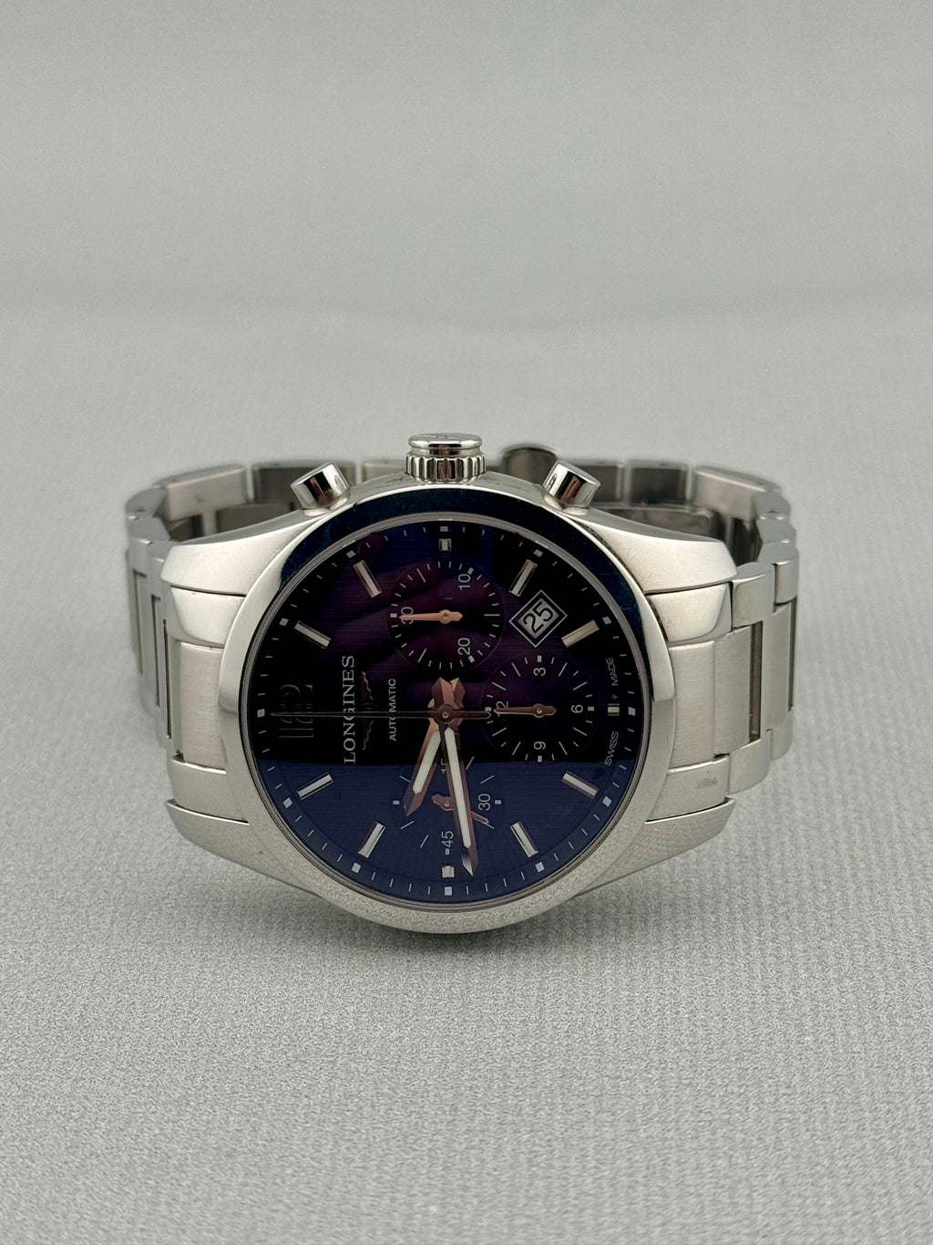 2018 Longines Conquest Chrono 41mm L2.786.4.56.6 Full Set PX Welcome