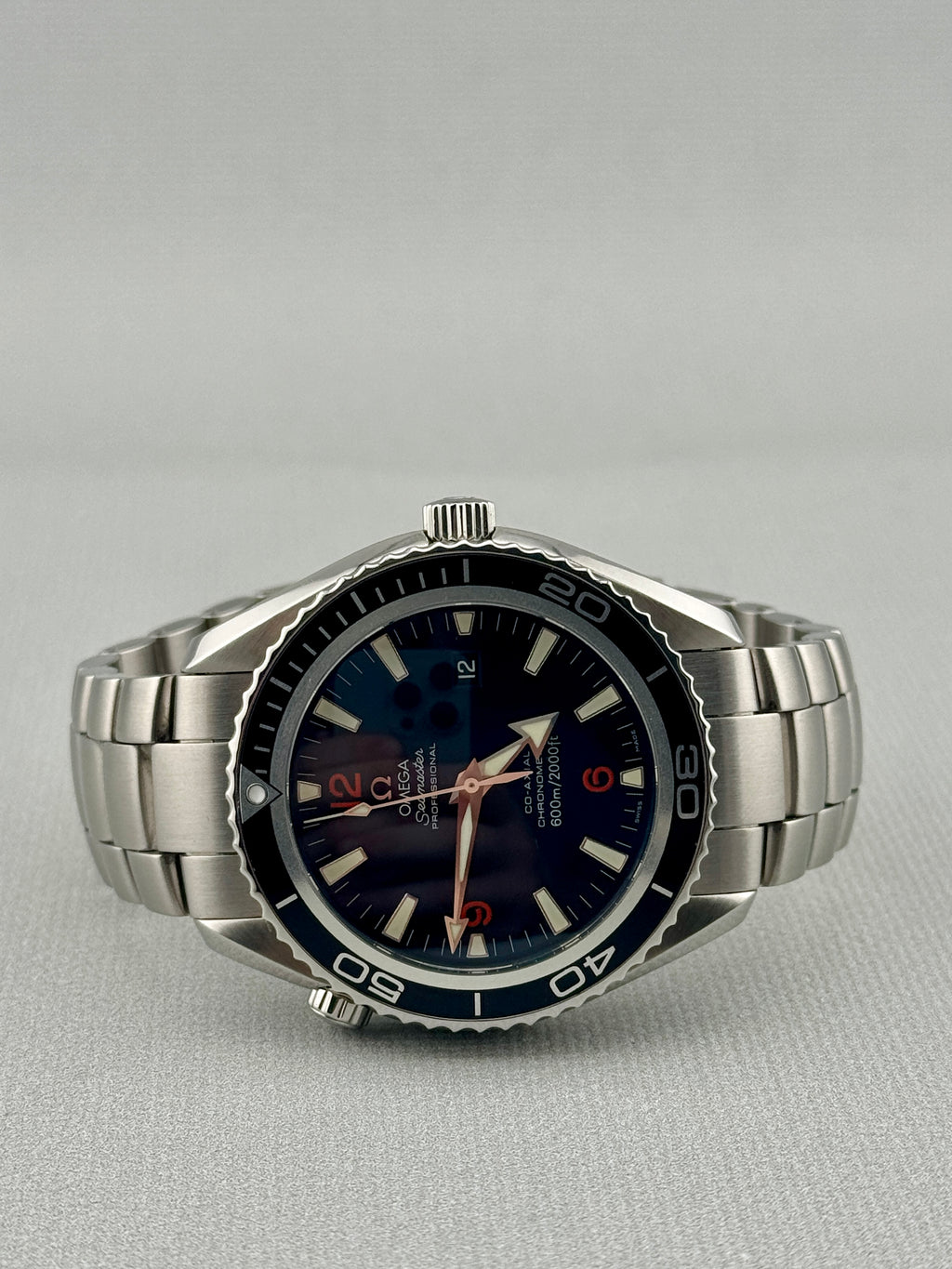 Omega Seamaster Planet Ocean 2200.51 Co Axial 600m Watch Full Set PX/Finance Pos