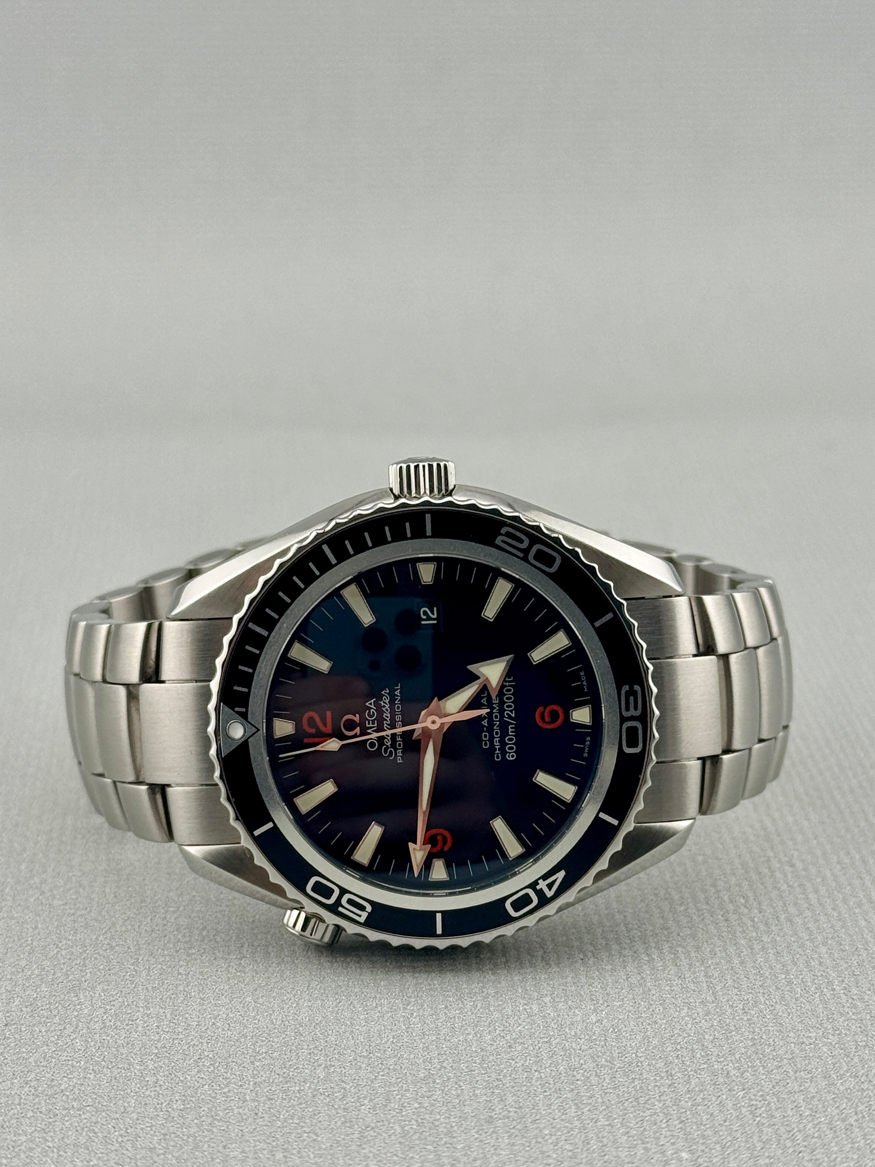 Omega Seamaster Planet Ocean 2200.51 Co Axial 600m Watch Full Set PX/Finance Pos