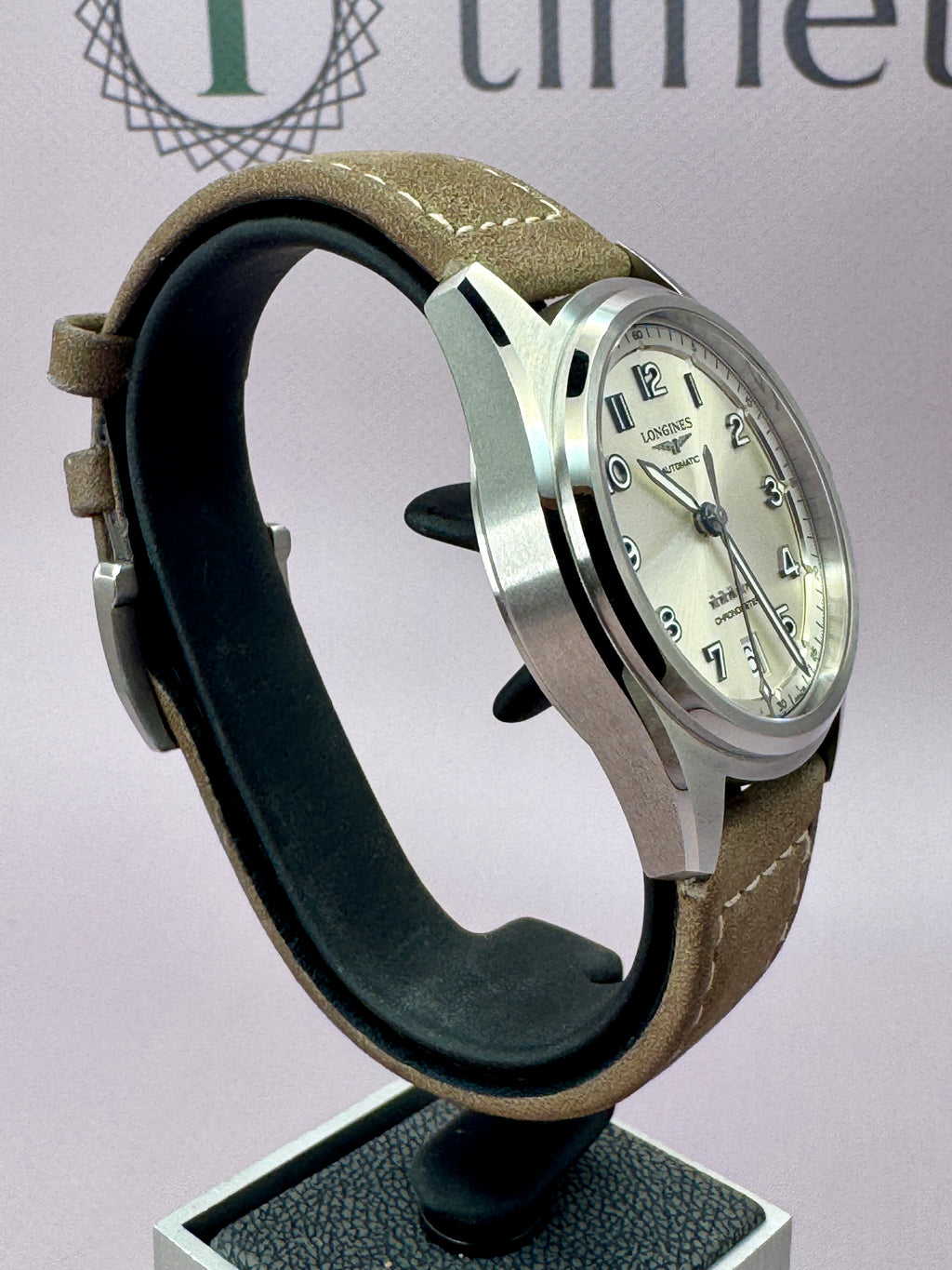 2025 *UNWORN* Longines Spirit Chronometer 37mm Champagne Dial - L34104632 - TimeTribe