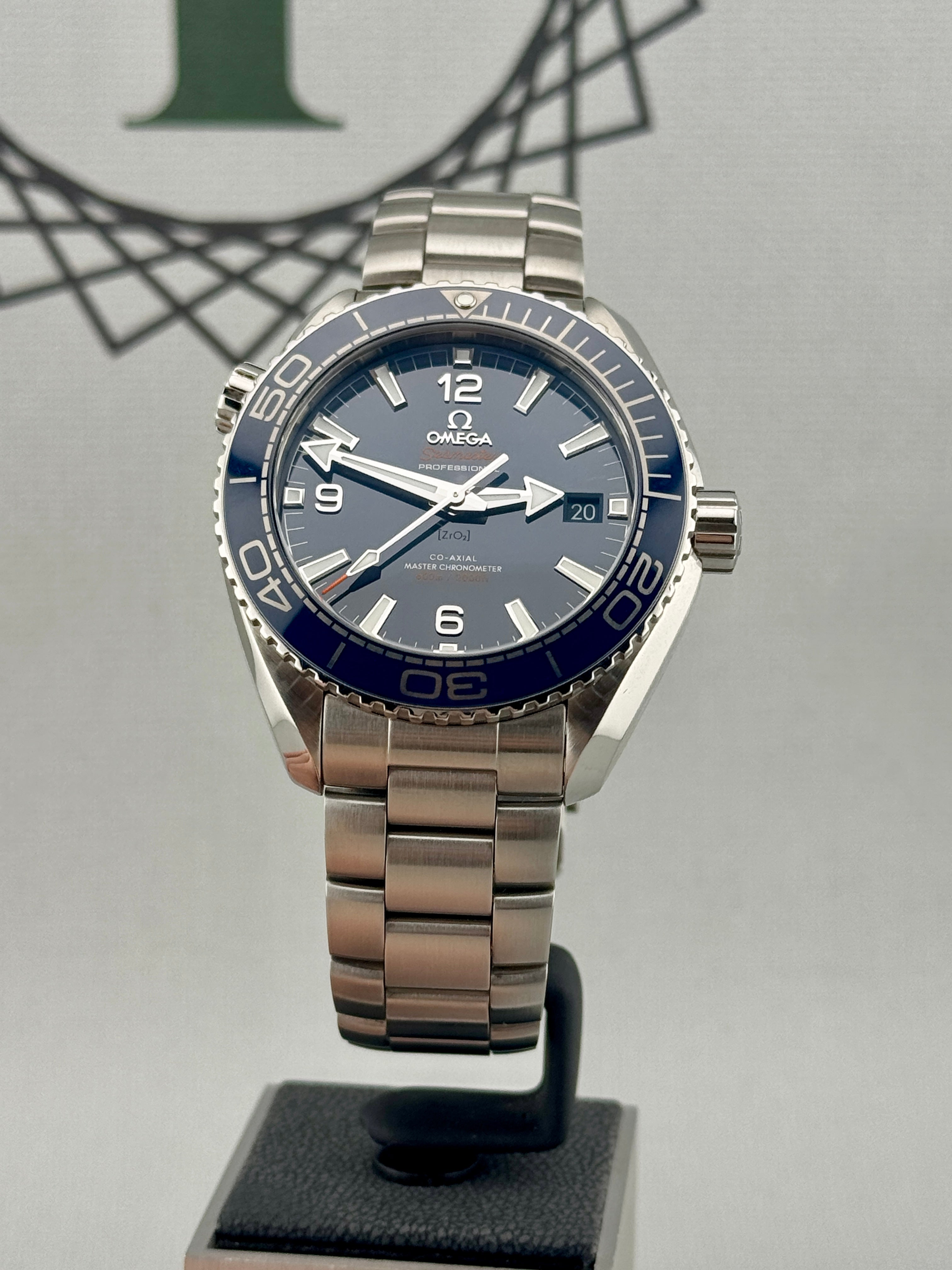 2024 Omega Seamaster Planet Ocean Blue 600m Watch Full Set PX/Finance
