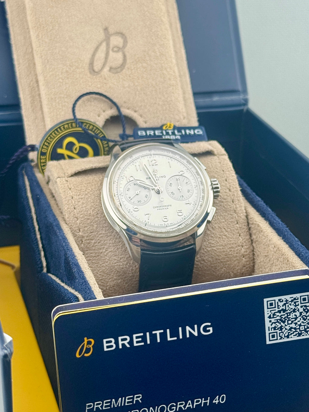 2024 Breitling Premier B09 Chronograph AB0930 40mm Full Set PX/Finance Poss