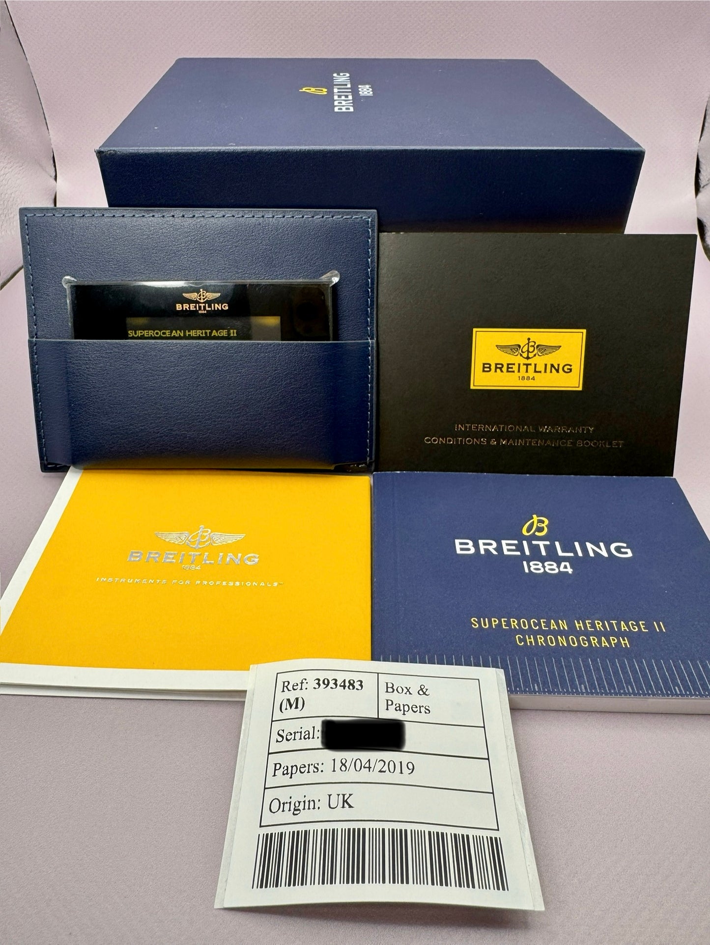 Breitling SuperOcean Heritage II - U13313 - 2019 - Box and Papers - Rose Bezel