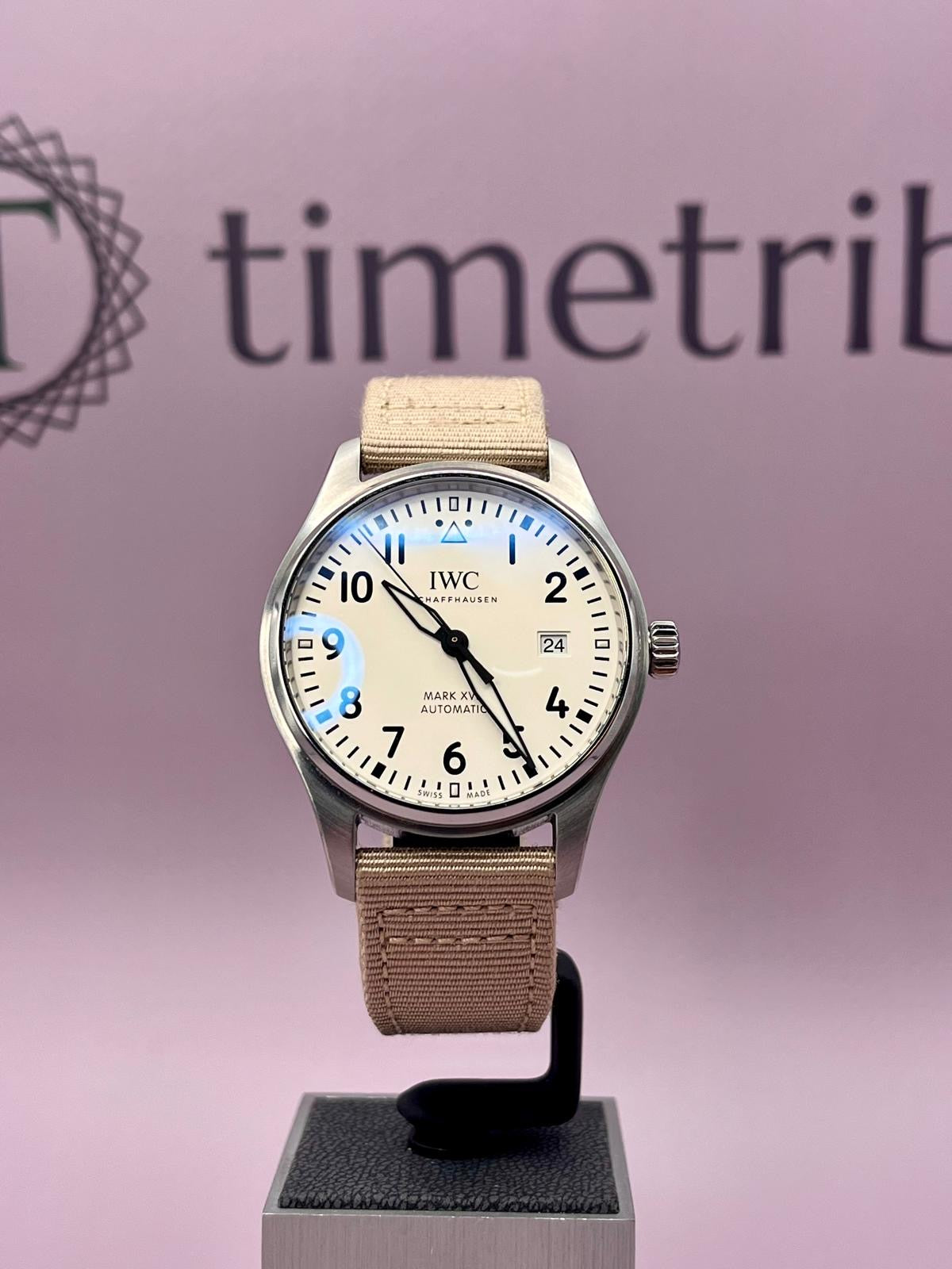 IWC Pilot Mark XVIII - 40mm - White Dial  - IWC327002 - Full Set