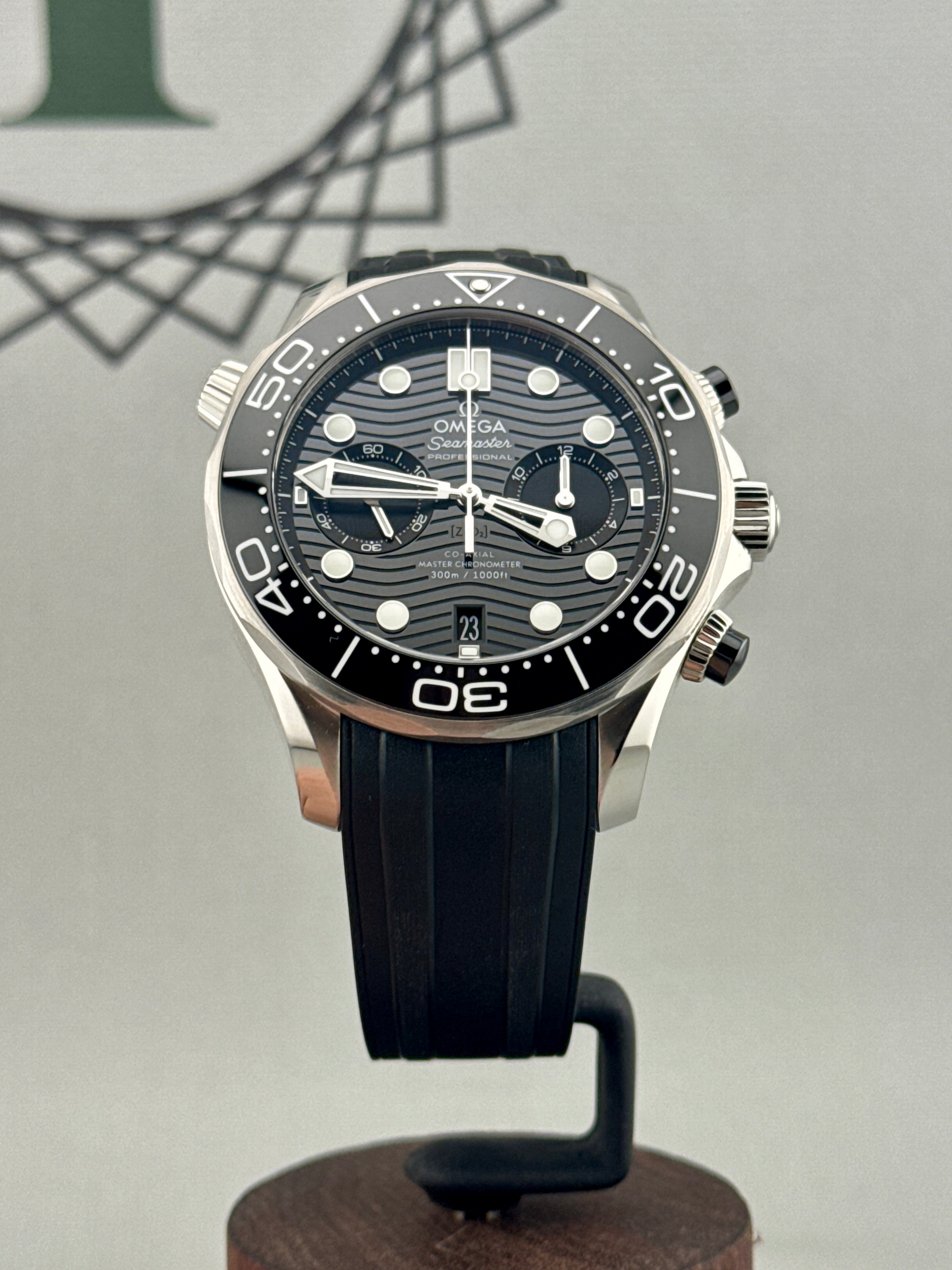 2025 Omega Seamaster 300 Chrono 210.32.44.51.01.001 Full Set PX/Finance