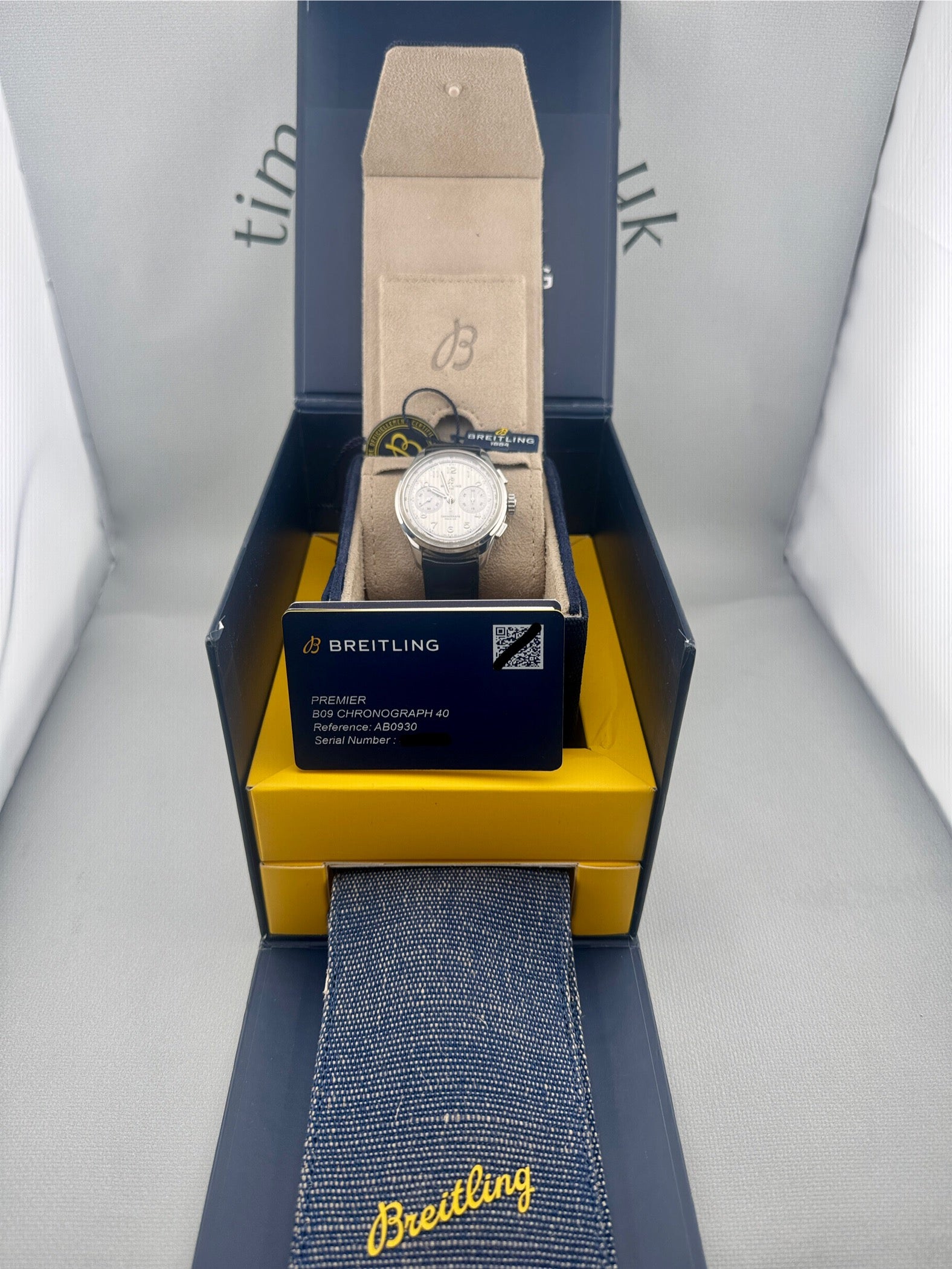 2024 Breitling Premier B09 Chronograph AB0930 40mm Full Set PX/Finance Poss