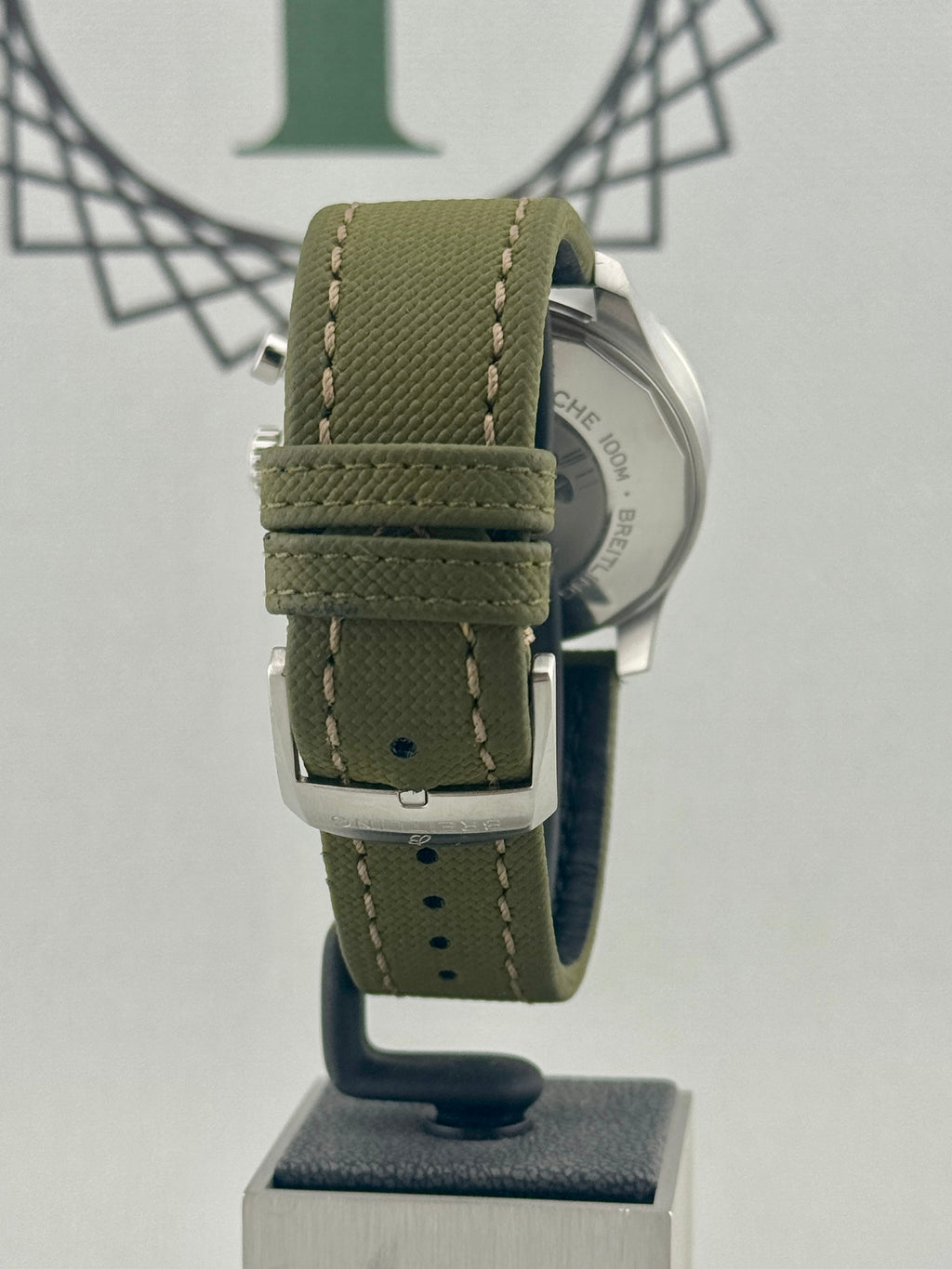 2022 Breitling Aviator 8 Curtiss Warhawk Chrono 43mm Green Dial A13316 Full Set