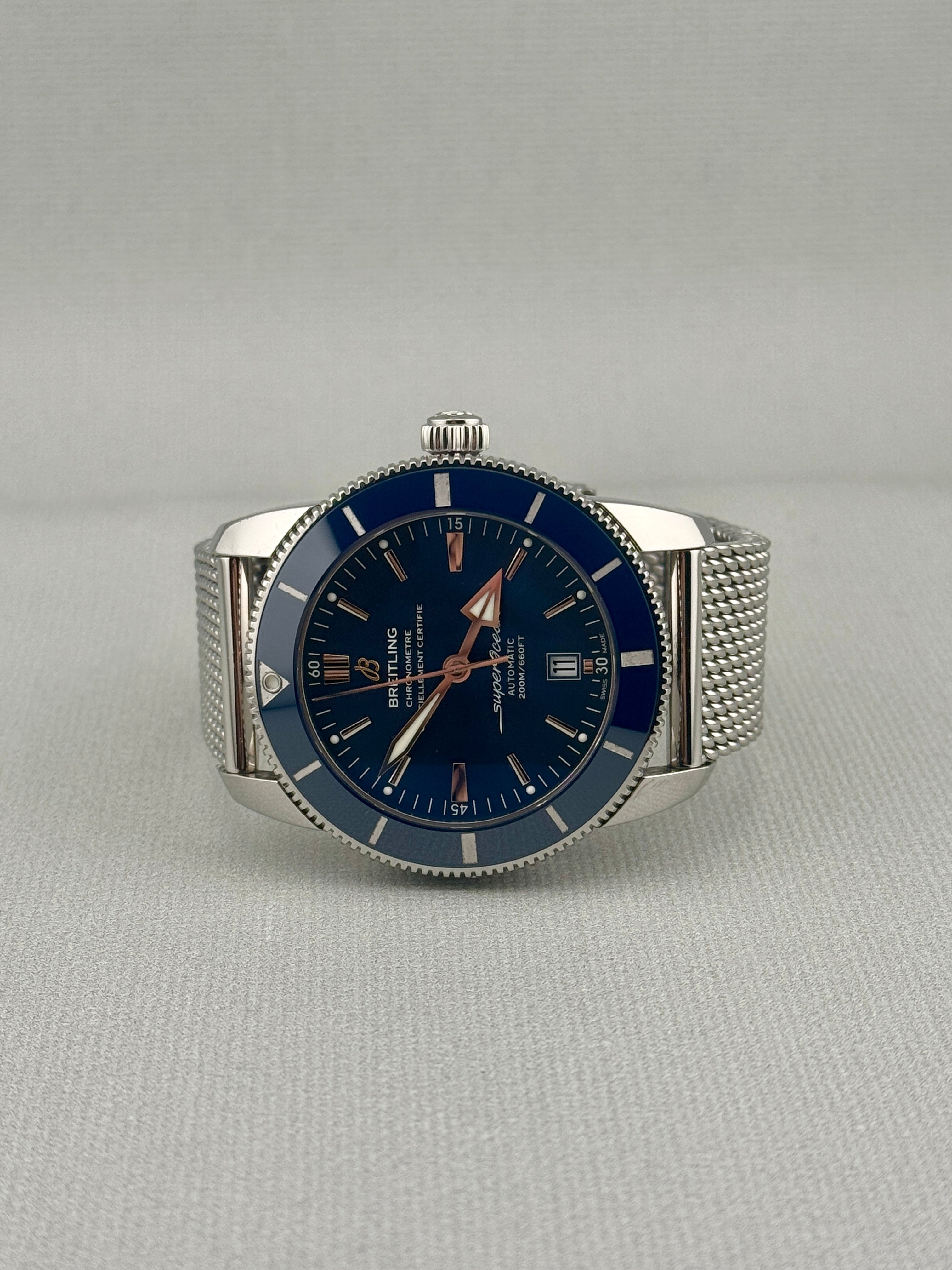 2019 Breitling Superocean Heritage B20 AB2020 46mm Full Set Part X/Finance Poss