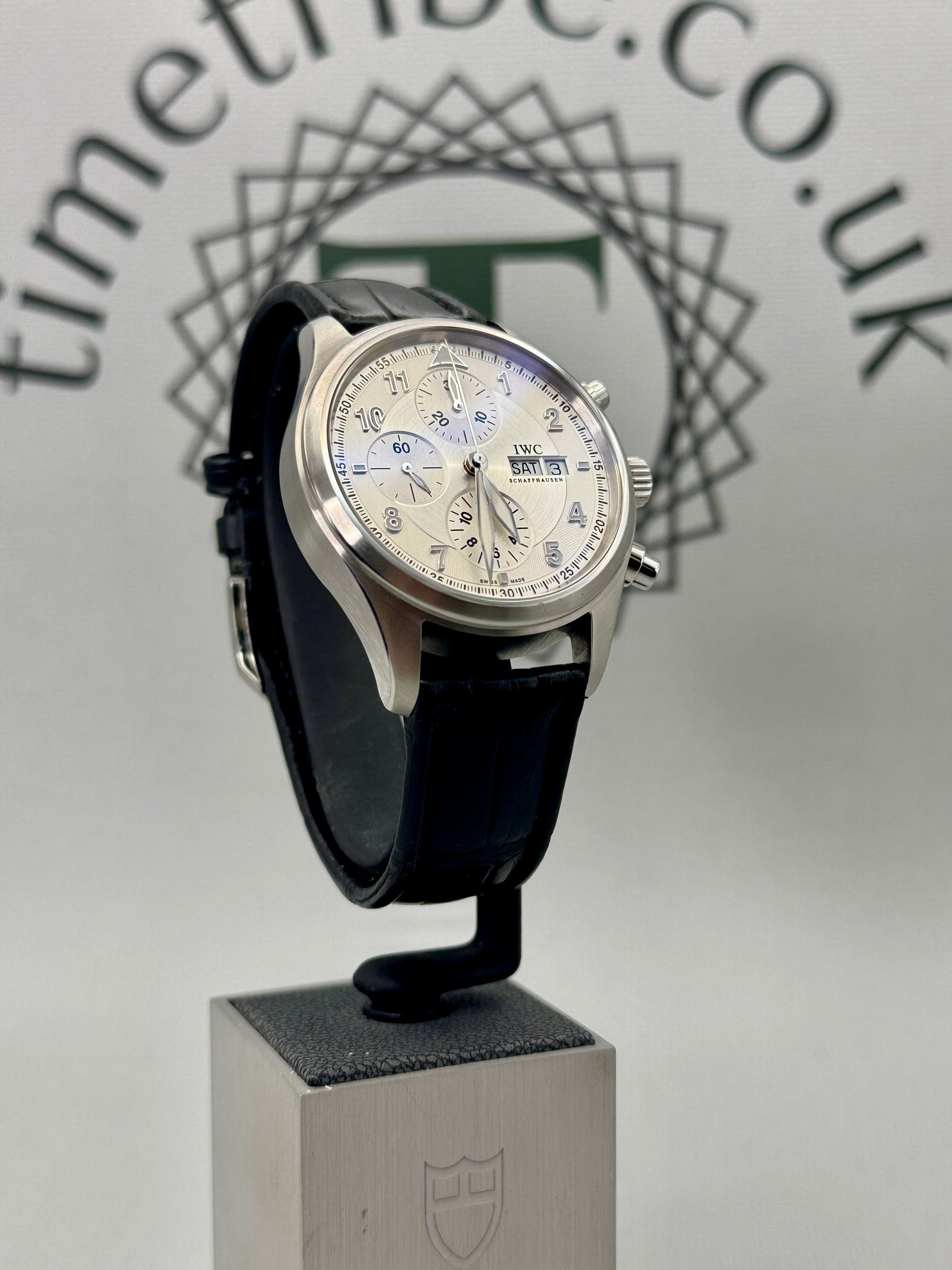 IWC Pilot Spitfire Chrono 42mm IW371702 MINT Full Set & Serviced