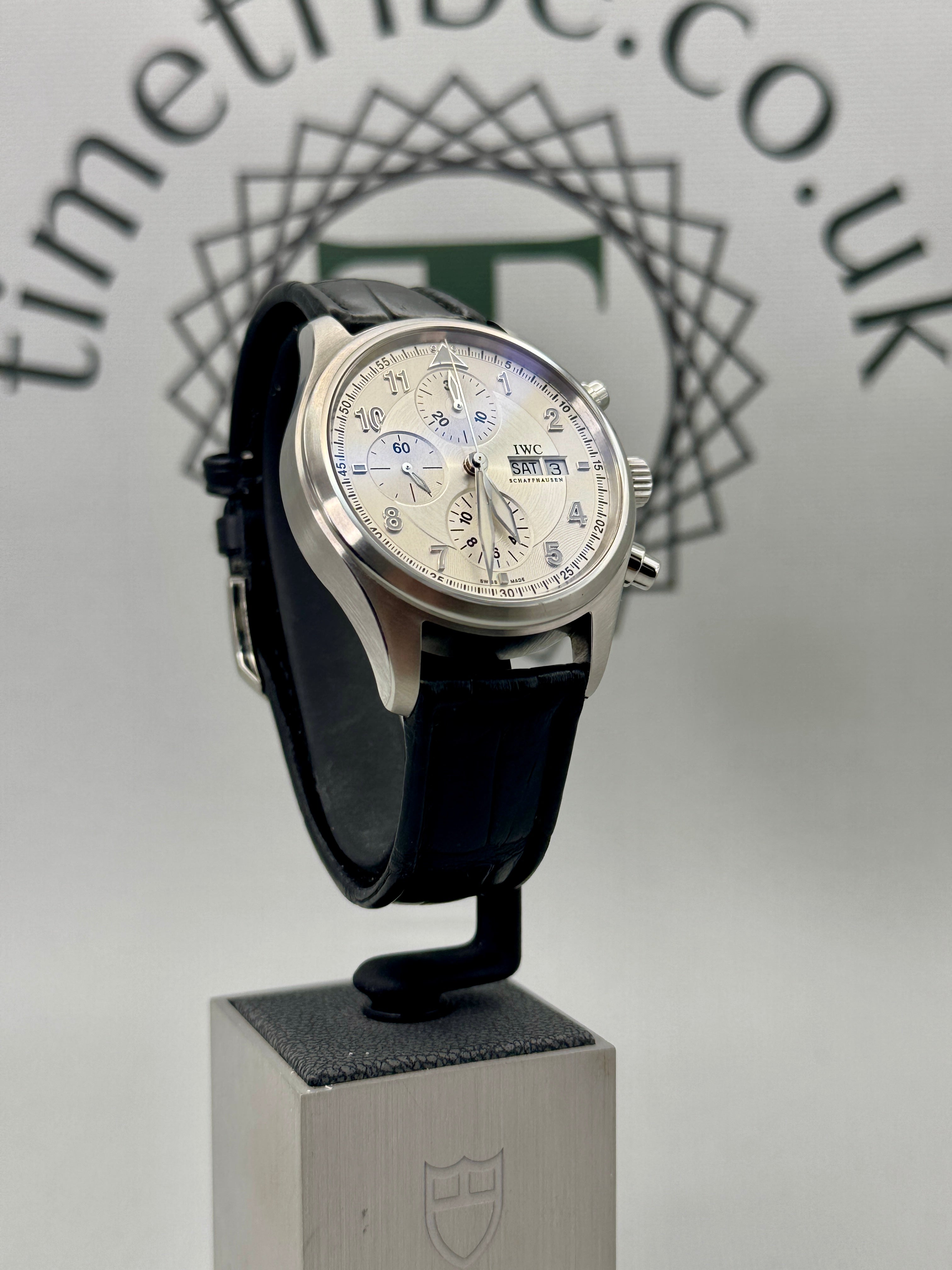 IWC Pilot Spitfire Chrono 42mm IW371702 MINT Full Set & Serviced