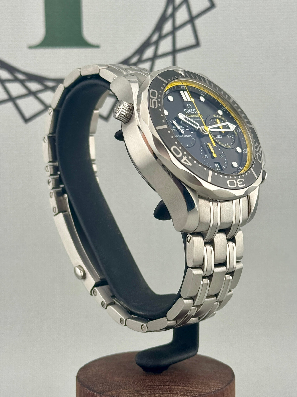 2018 Omega SeaMaster Diver 300 Chrono 212.30.44.50.01.002 Auto Full Set PX Poss