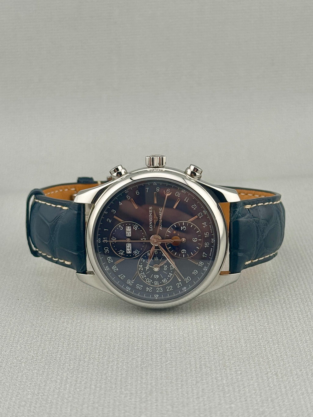 2023 Longines Master Collections Chrono 42mm L2.773.4.92.0 Full Set PX Welcome