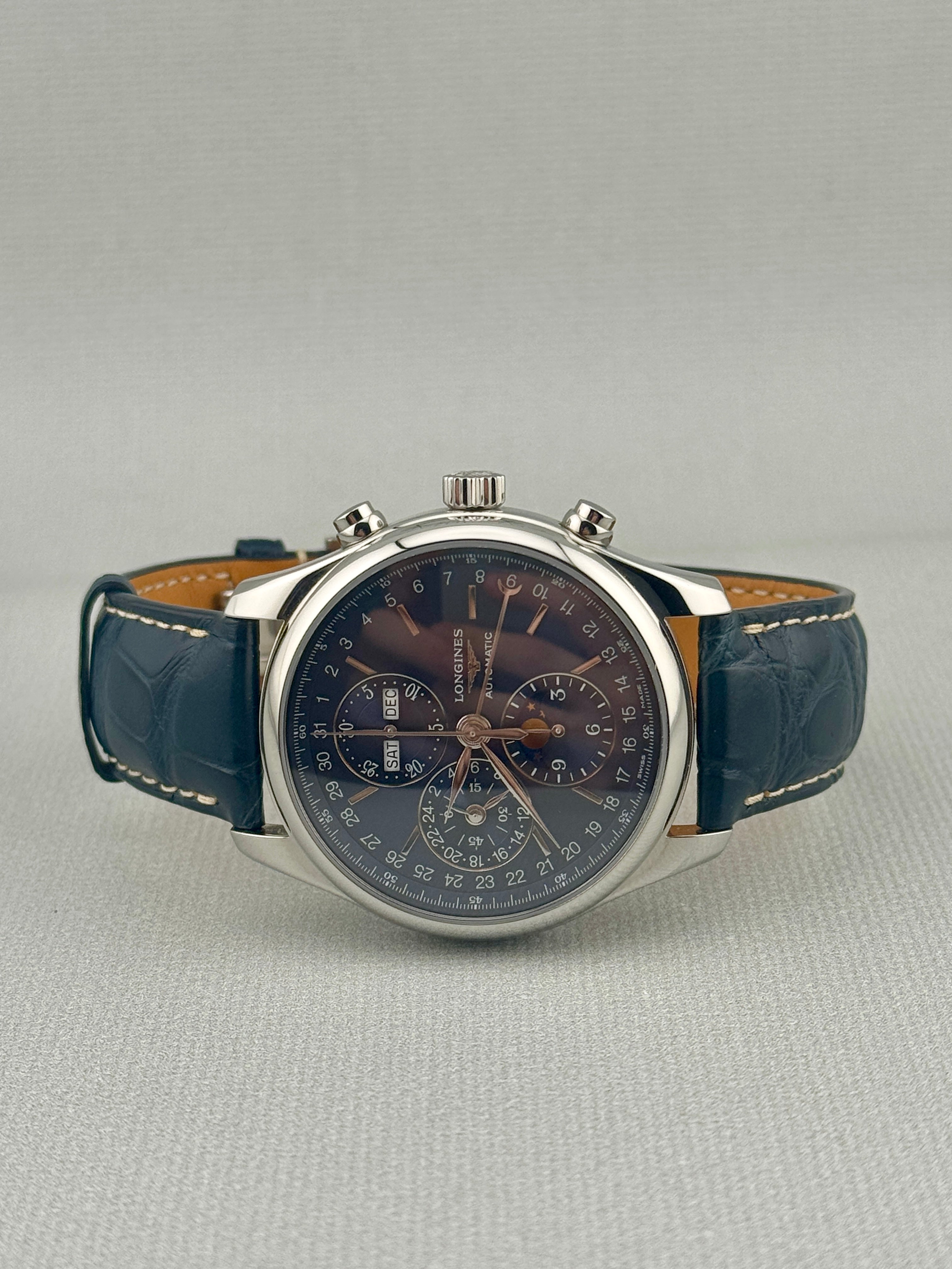 2023 Longines Master Collections Chrono 42mm L2.773.4.92.0 Full Set PX Welcome