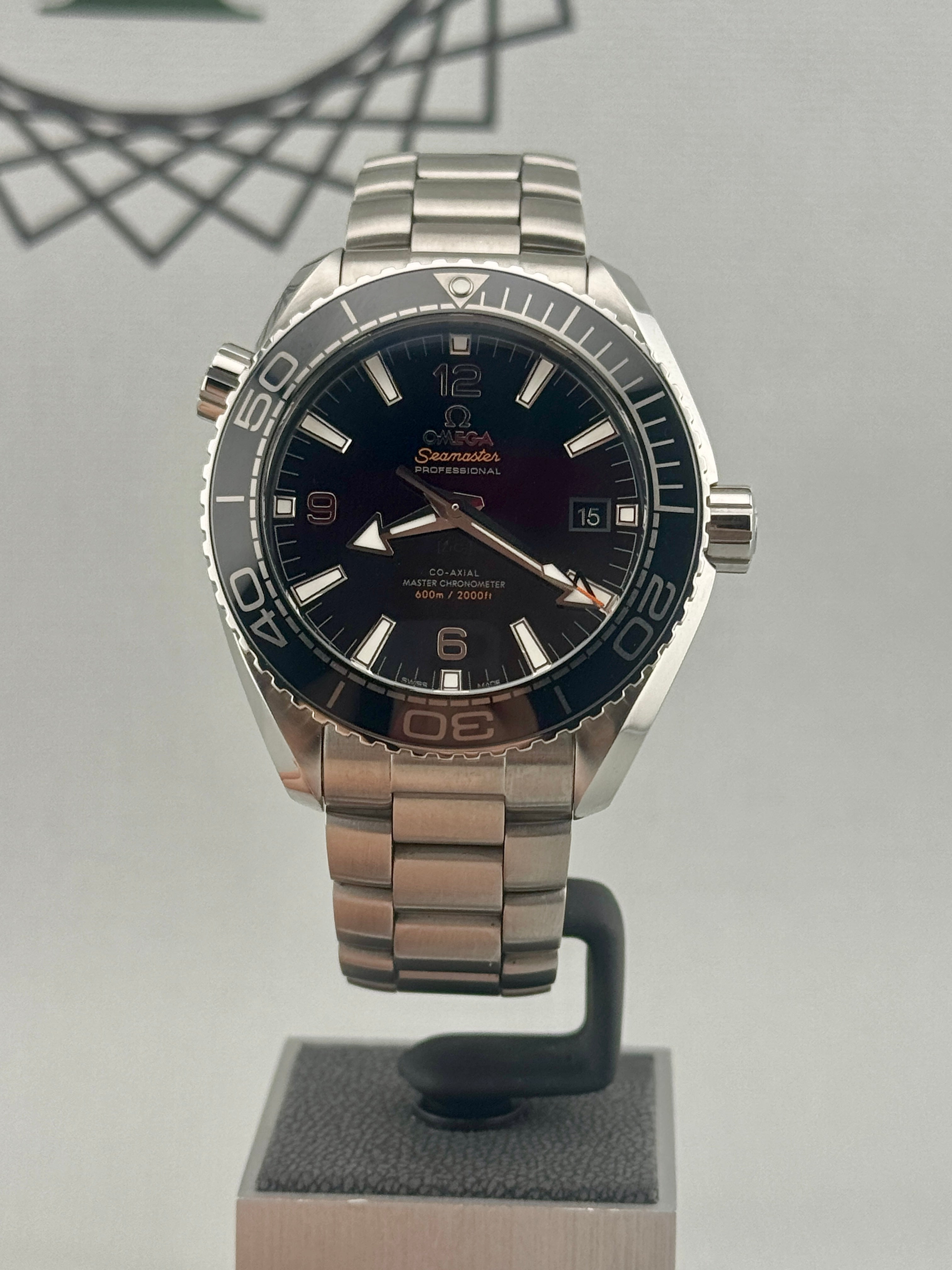 2024 Omega Seamaster Planet Ocean Black 600m Watch Full Set PX/Finance