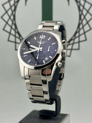 2018 Longines Conquest Chrono 41mm L2.786.4.56.6 Full Set PX Welcome