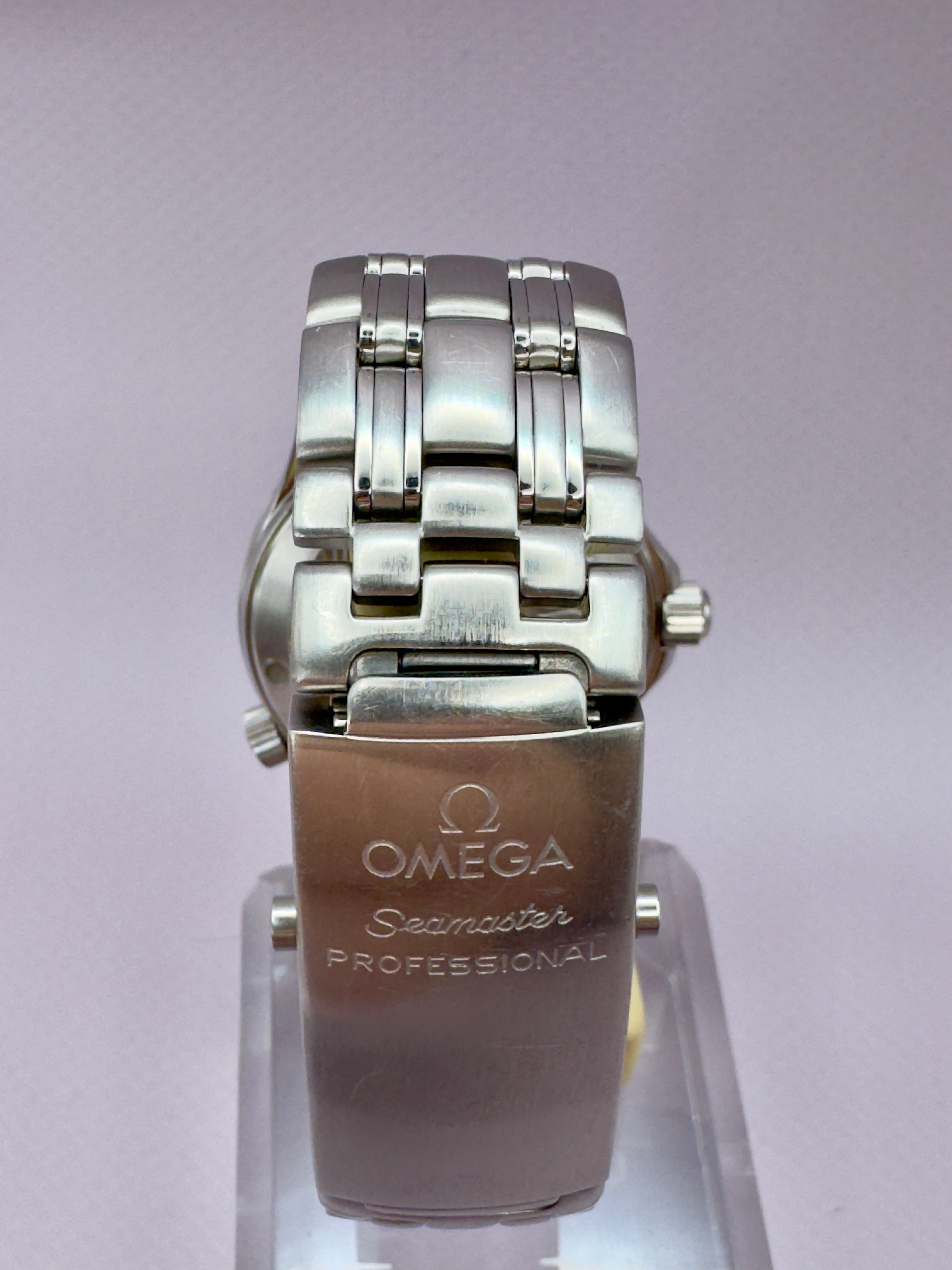 2003 OMEGA Seamaster Blue Unisex Watch - 2561.80 - 36mm - Wavey Dial - Full set