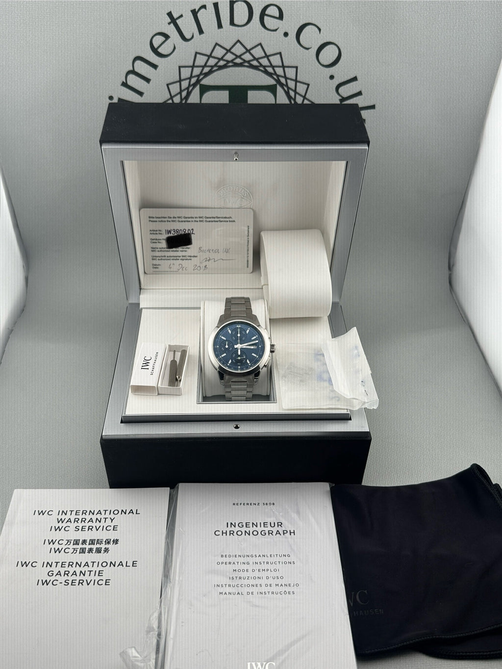 IWC Ingenieur Chronograph IW380802 42mm Full Set PX Welcome