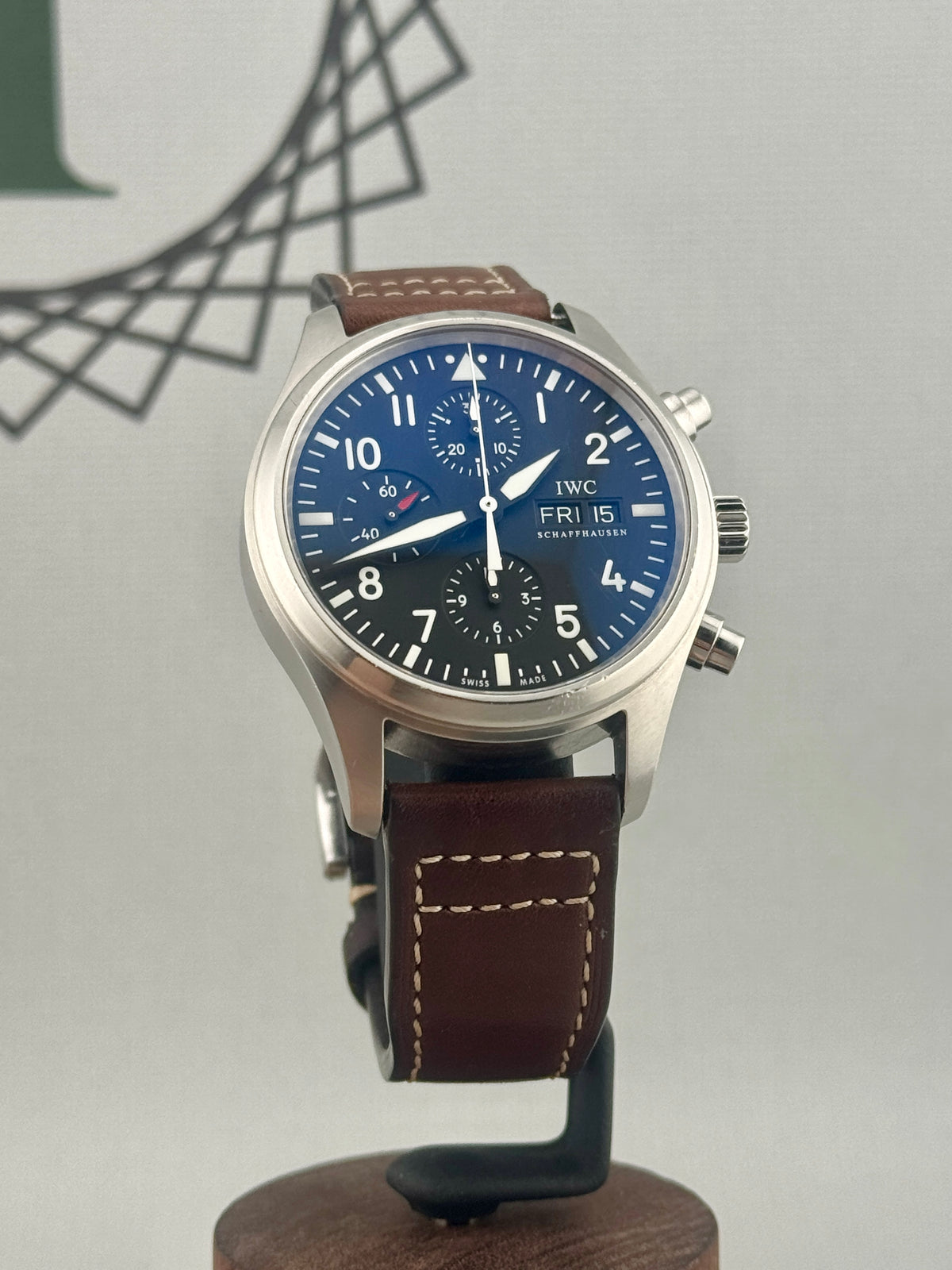 2011 IWC Pilot Chrono Day/Date IW371704 Full Set 42mm Extra Strap PX Welcome
