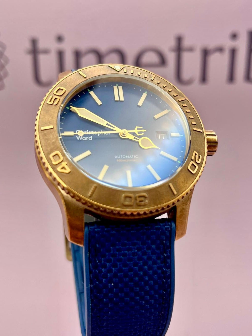 Christopher Ward C60 Trident Pro 600 Bronze Wristwatch 43mm - TimeTribe