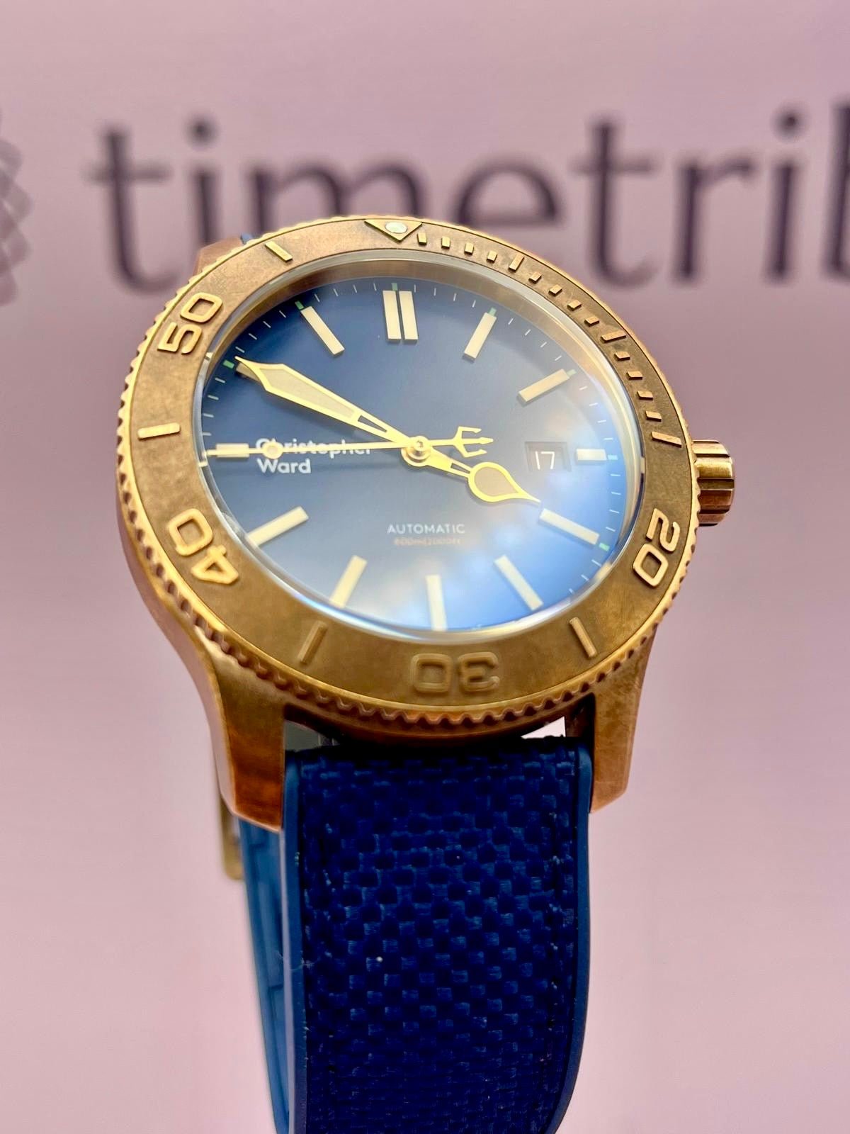 Christopher Ward C60 Trident Pro 600 Bronze Wristwatch 43mm - TimeTribe