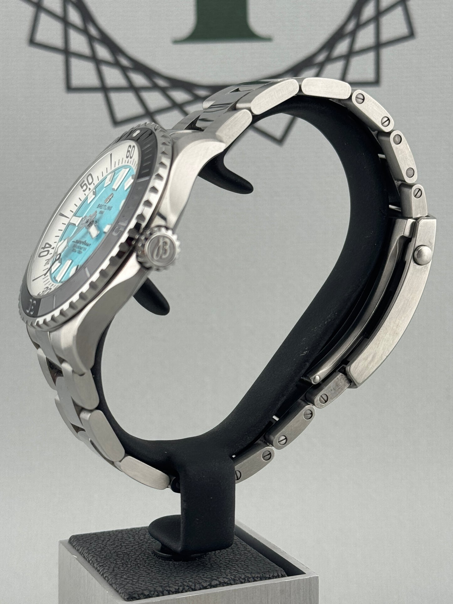 2022 Breitling Superocean Automatic Turquoise 44m A17376 Full Set PX Welcome