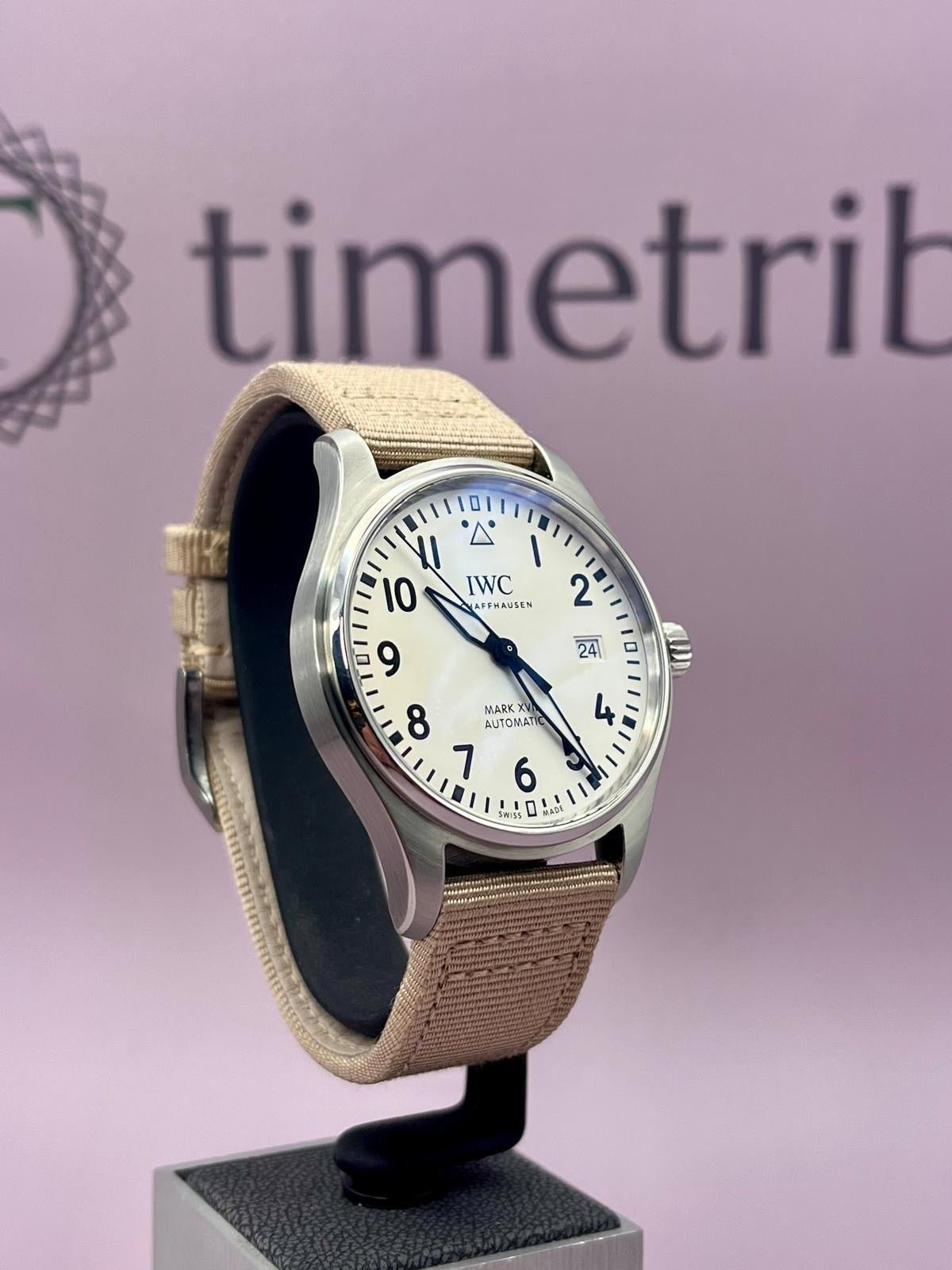 IWC Pilot Mark XVIII - 40mm - White Dial - IWC327002 - Full Set - TimeTribe