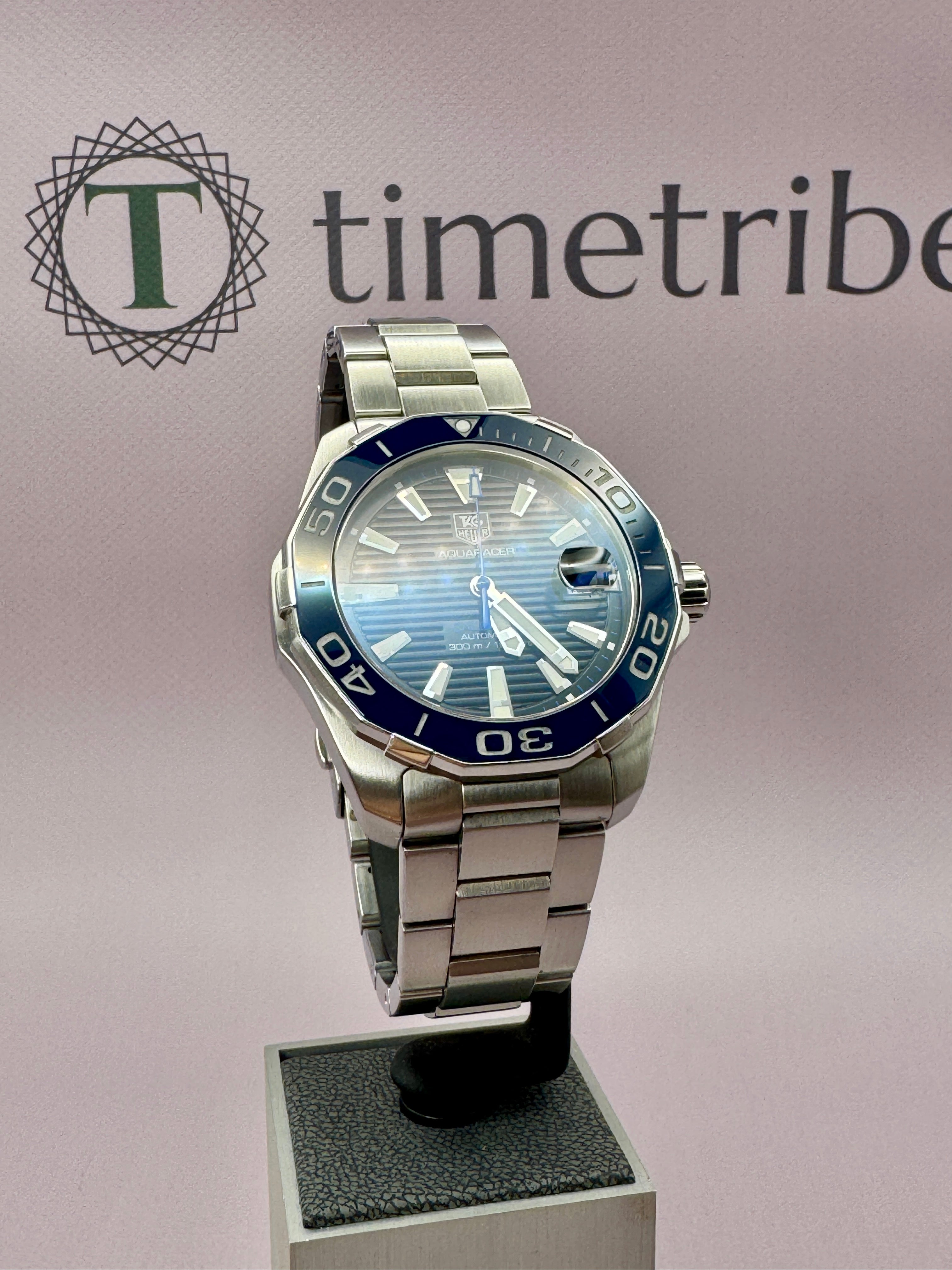 TAG Heuer Aquaracer 300m Auto Calibre 5 - WAY211B - 41mm - 2 x Straps - PX Poss