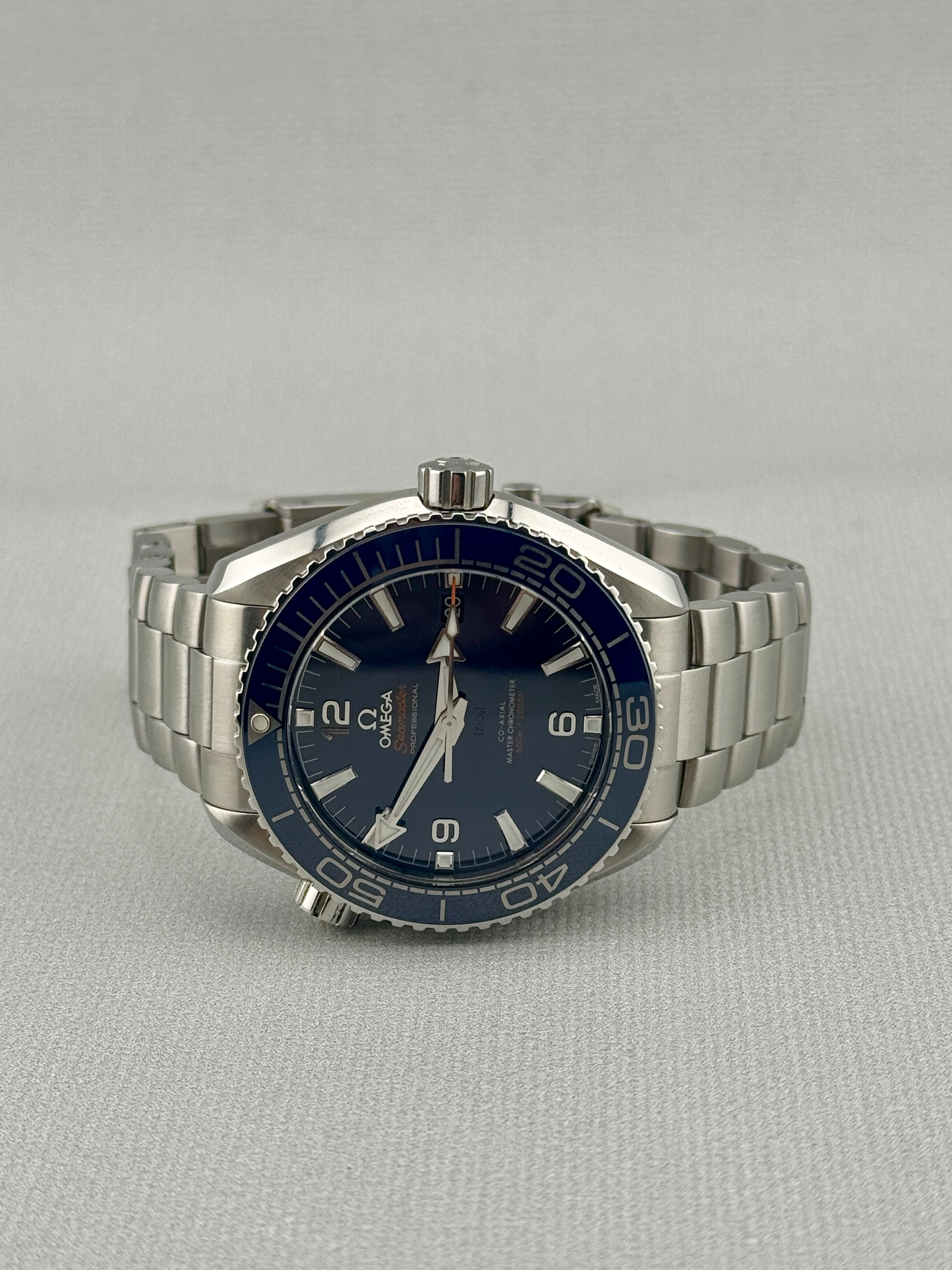 2024 Omega Seamaster Planet Ocean Blue 600m Watch Full Set PX/Finance