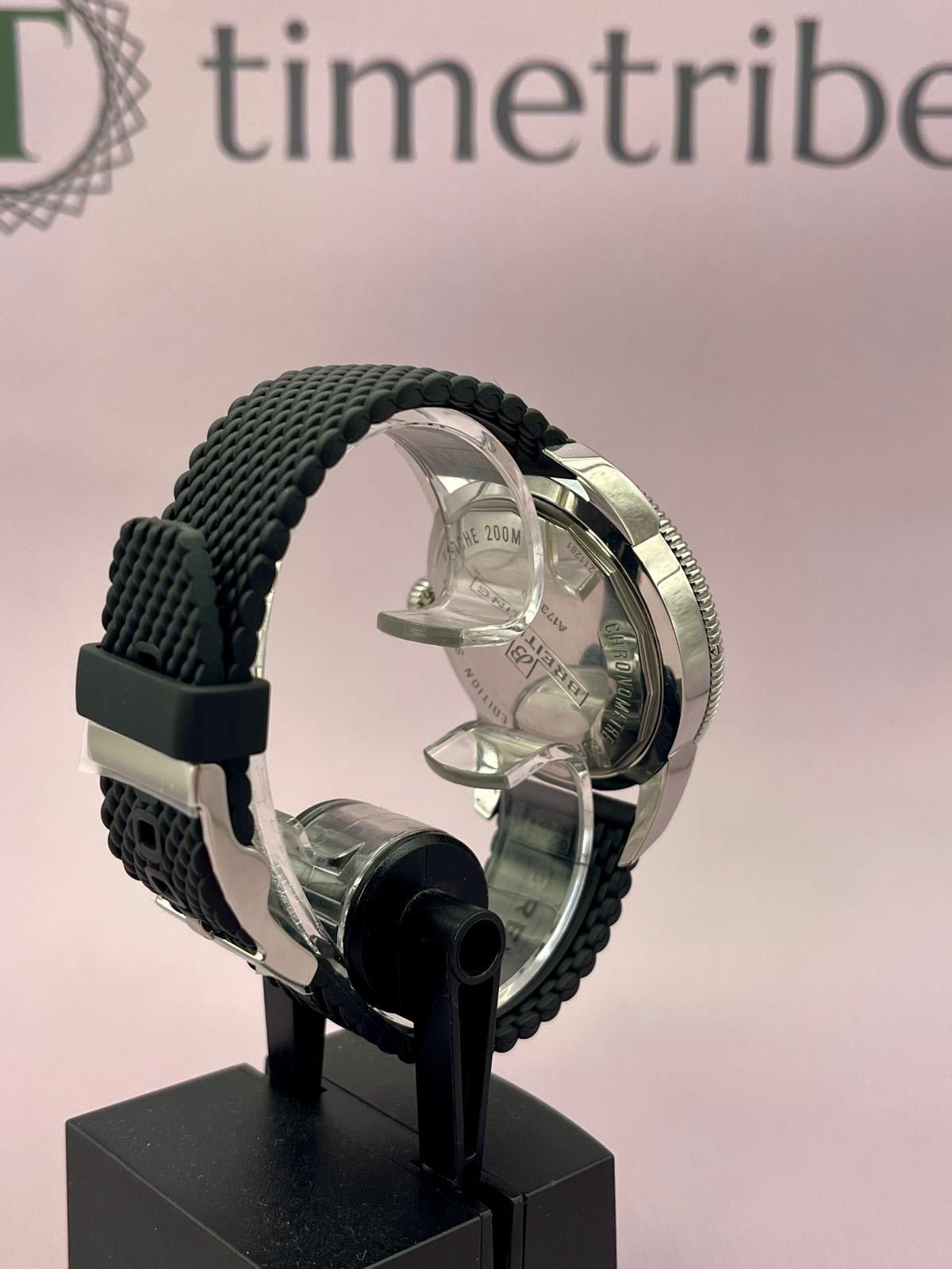 Breitling Superocean Men's Black Watch Automatic - A17320 - 44m - Full Set - TimeTribe