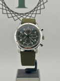 2022 Breitling Aviator 8 Curtiss Warhawk Chrono 43mm Green Dial A13316 Full Set