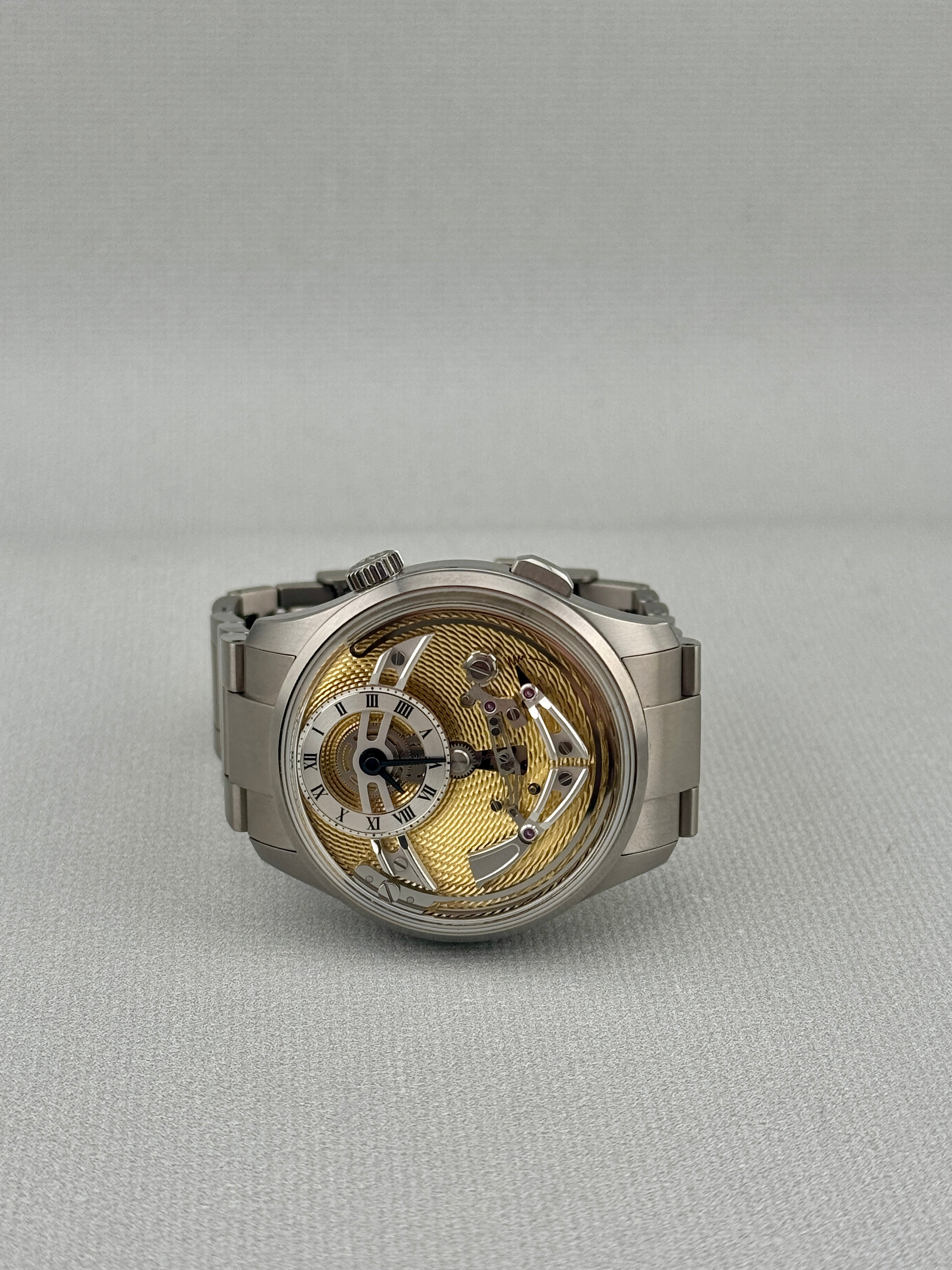 2026 Christopher Ward C1 Bel Canto Oro 41mm Full Set + Extra OEM Strap PX Poss