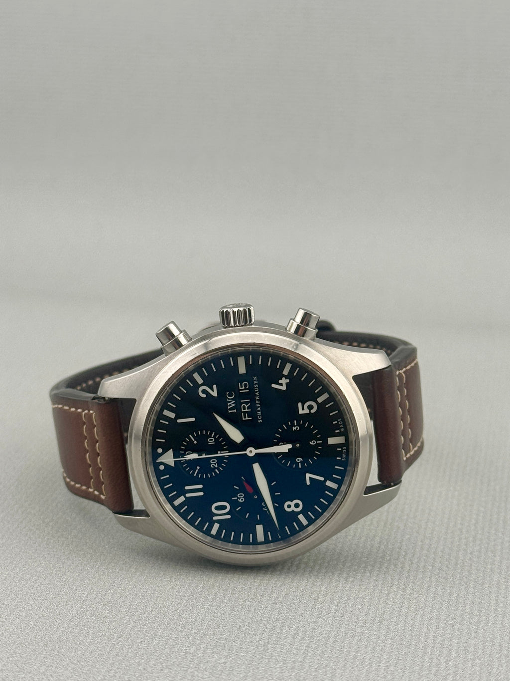 2011 IWC Pilot Chrono Day/Date IW371704 Full Set 42mm Extra Strap PX Welcome