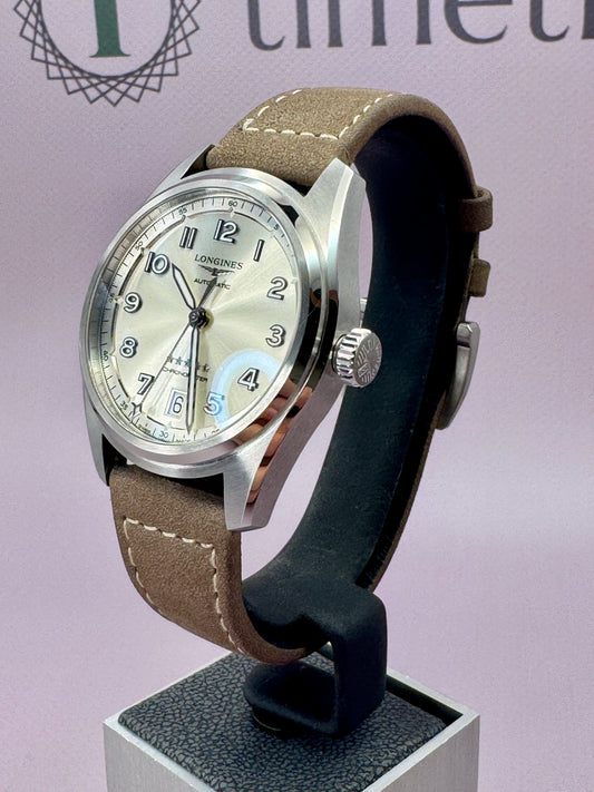 2025 *UNWORN* Longines Spirit Chronometer 37mm Champagne Dial -L34104632